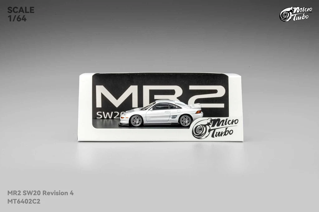 Micro Turbo 1/64 Custom MR-2 SW20 Revision 4 Ver.2 - White MT6402C2 - Image 3
