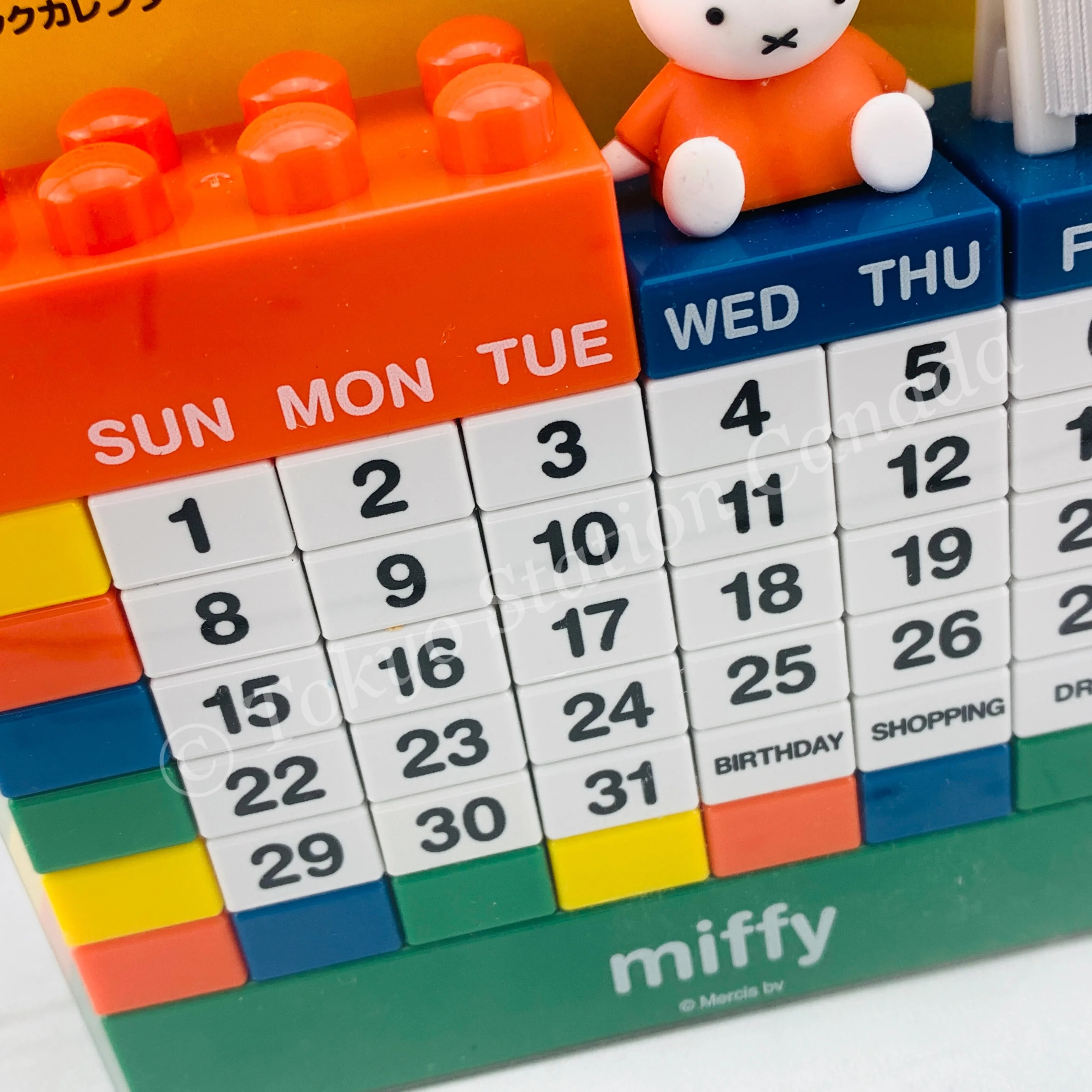 miffy BLOCK CALENDAR by A-WORKS 4582480438611 - Image 3