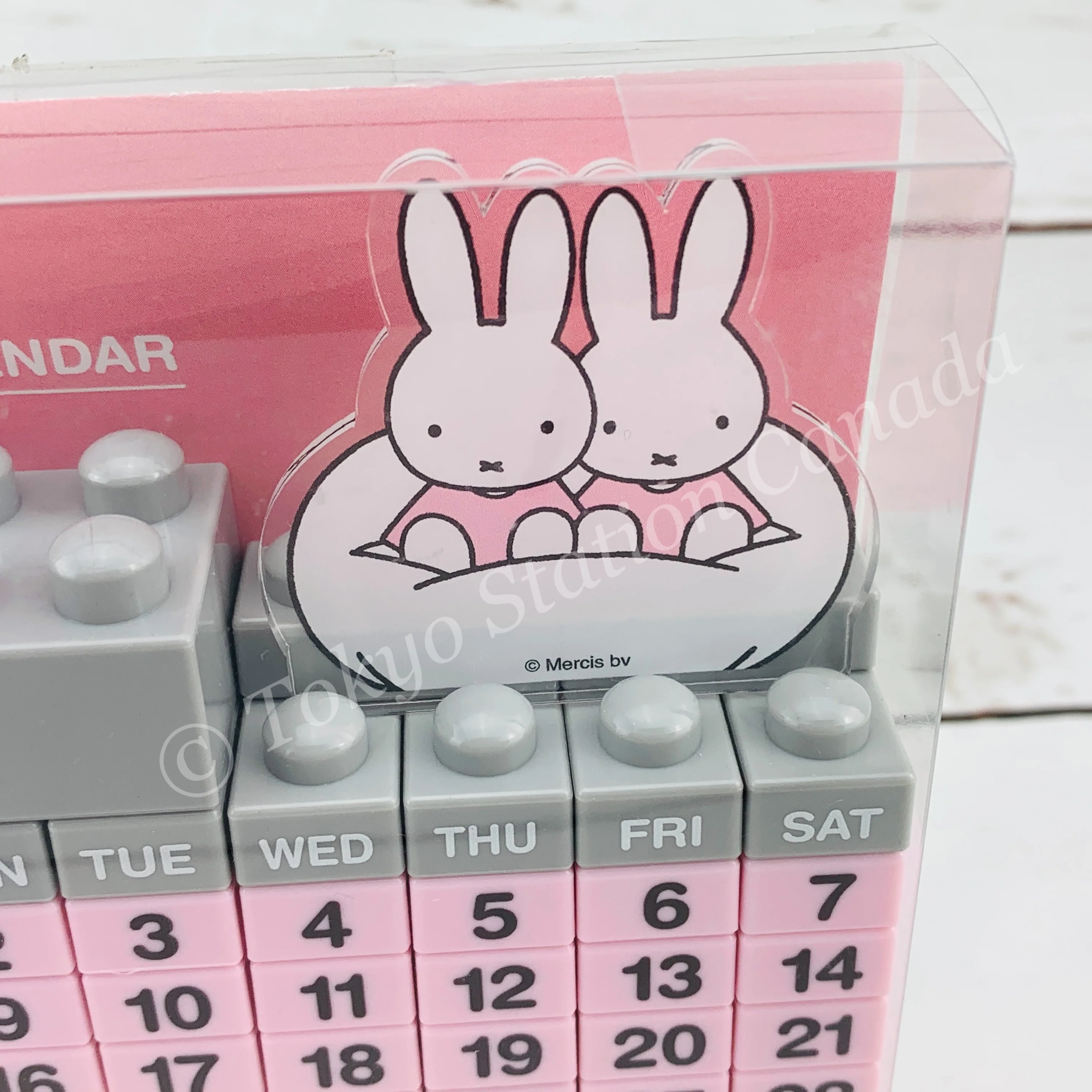 miffy BLOCK CALENDAR (Monotone of miffy Cloub) by A-WORKS 4580004703696 - Image 2