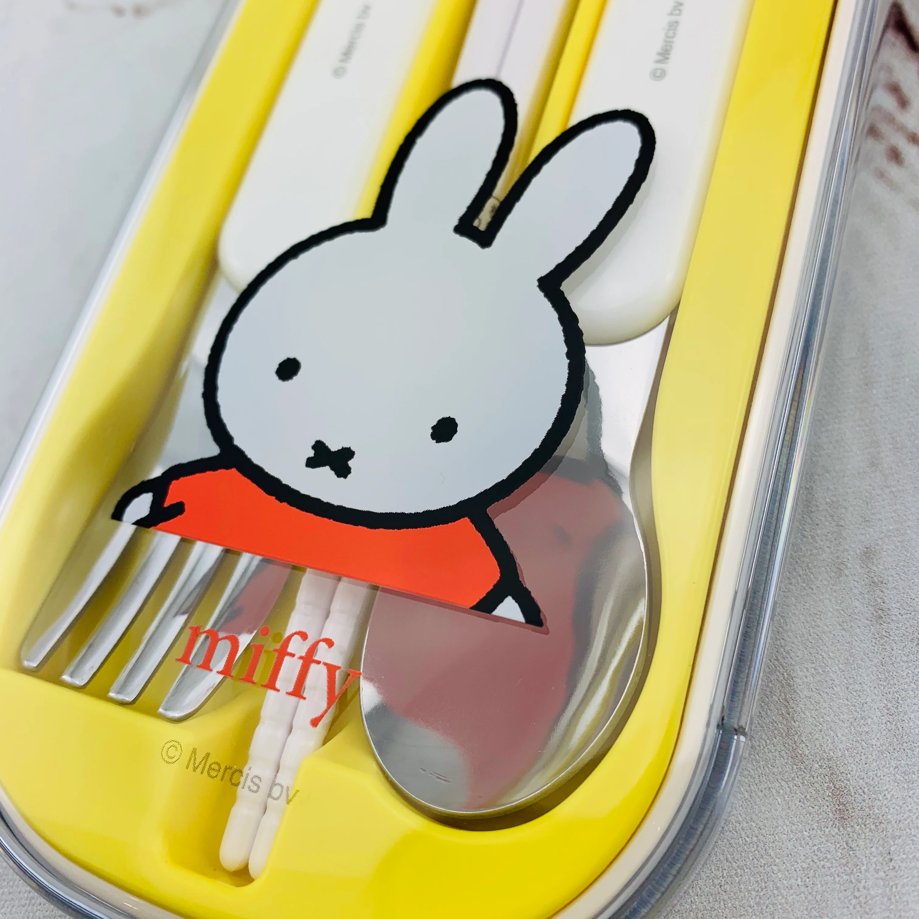 miffy Fork, Spoon and Chopsticks Set MF529-1350 - Image 3