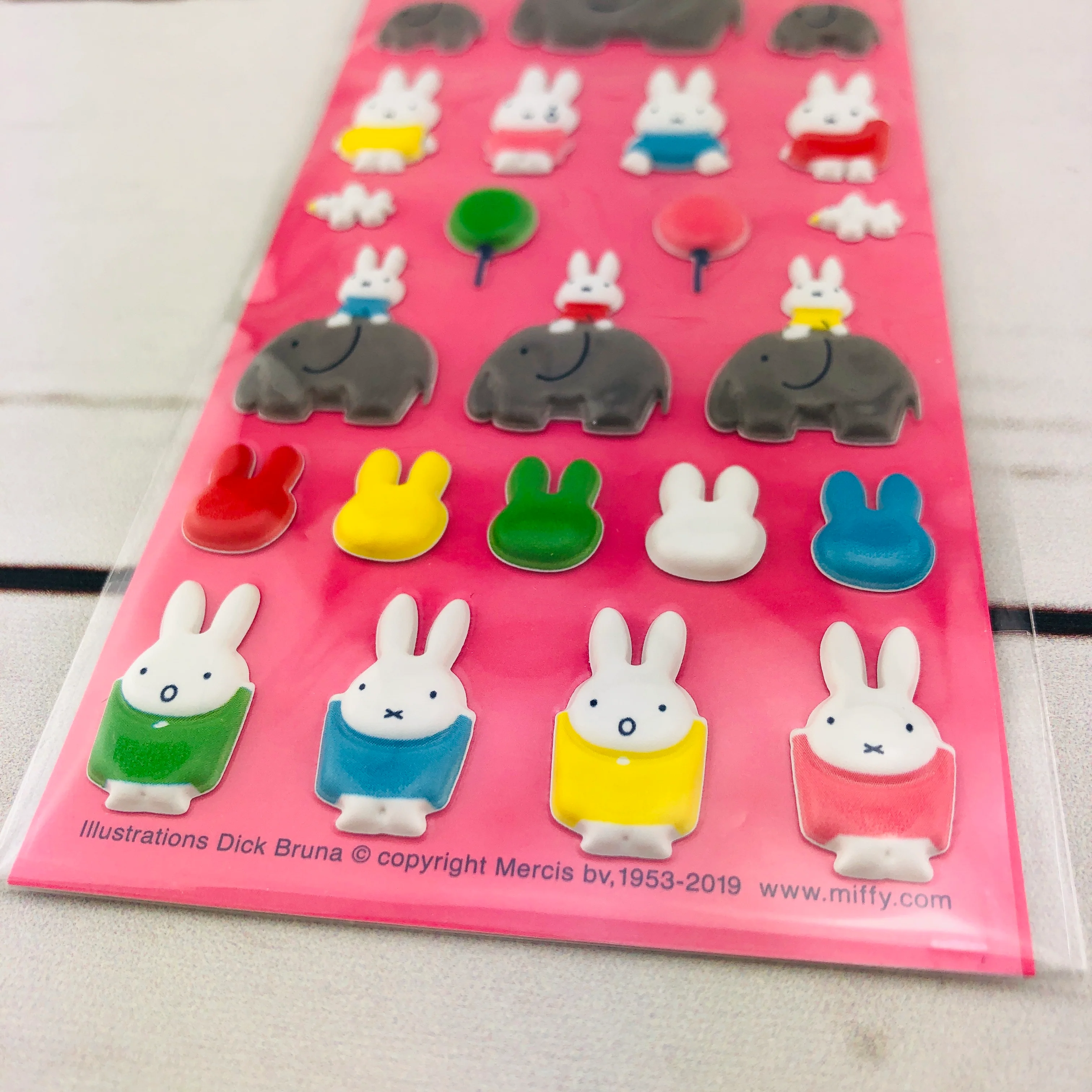 miffy Marshmallow Sticker by sqaure S19BMSP (Pink) - Image 2