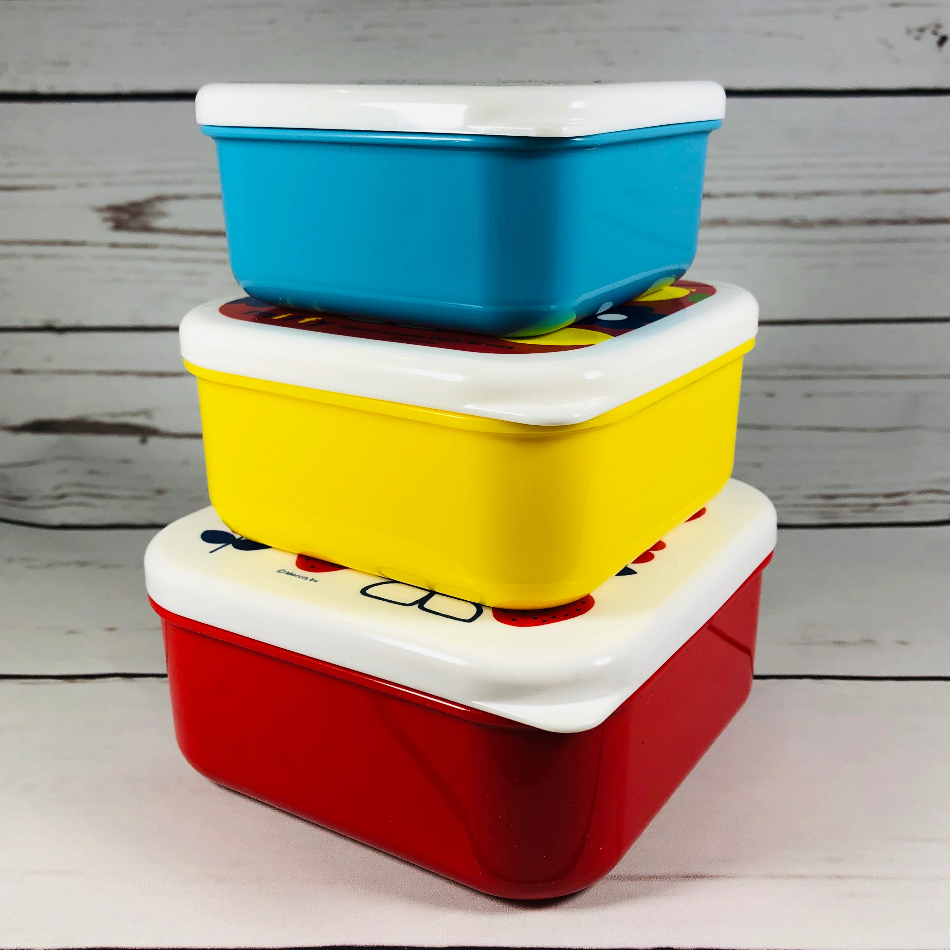 miffy Nesting Square Box set of 3 by SQUARE S19M3PLR - Image 2