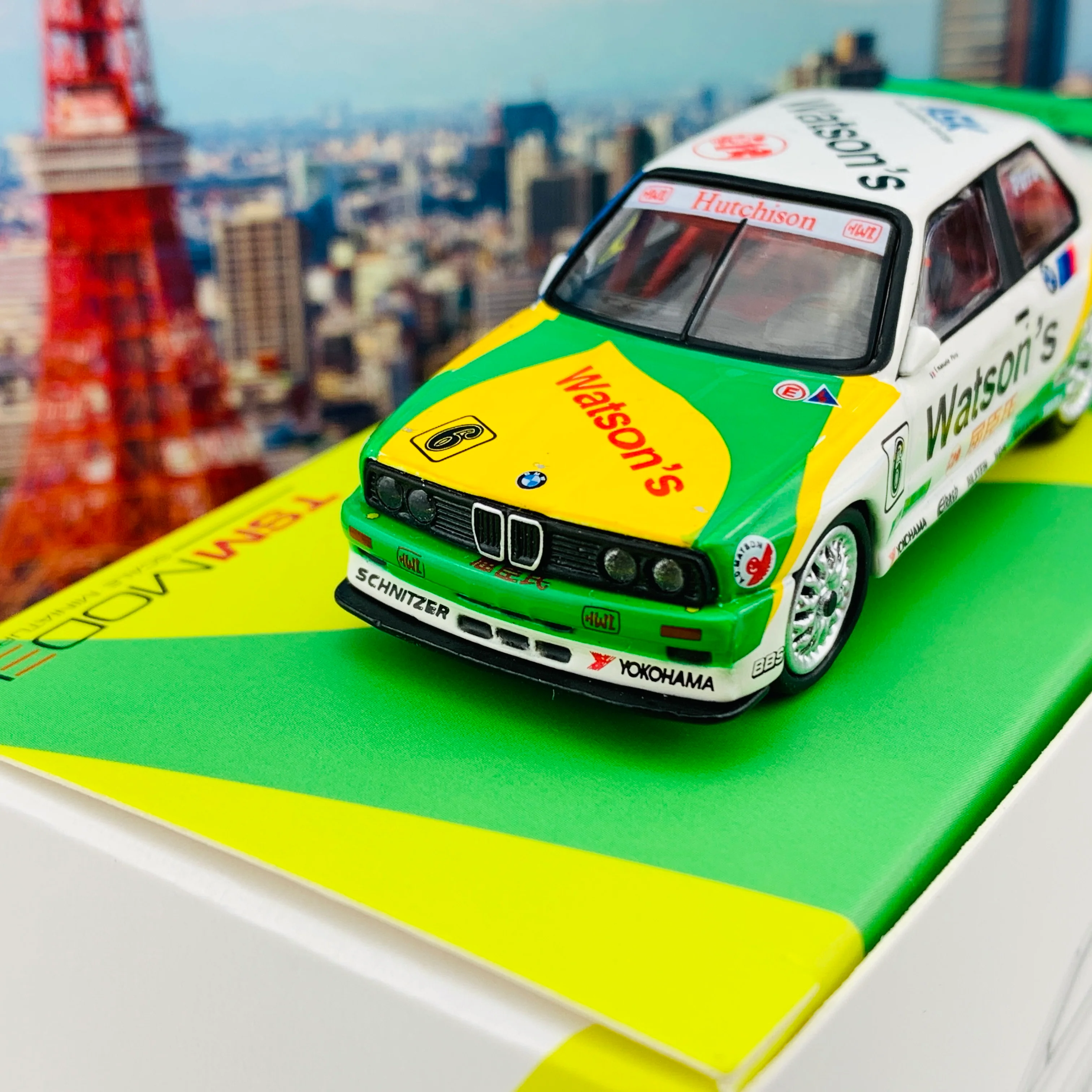 MINI GT 1/64 BMW M3 E30 #6 1991 Macau GP Winner Hong Kong Exclusive MGT00055-L - Image 3