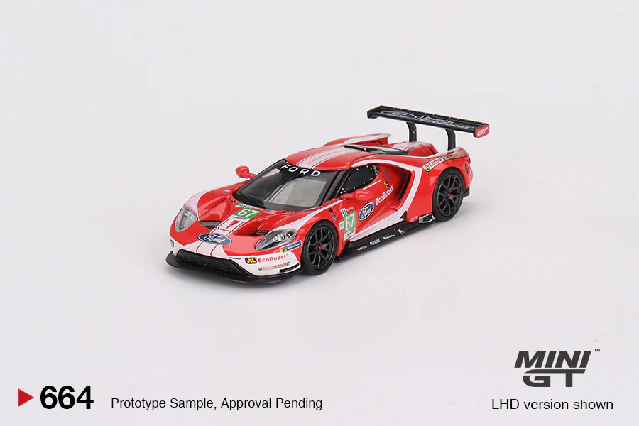 MINI GT 1/64 Ford GT LMGTE PRO 2019 24 Hrs of Le Mans Ford Chip Ganassi Team 4 Cars Set MGTS0010 - Image 3