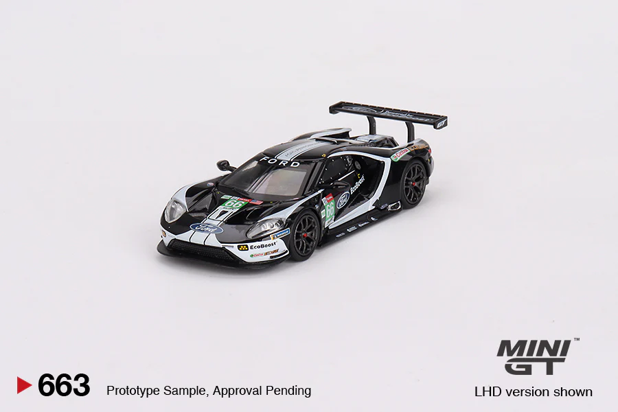 MINI GT 1/64 Ford GT LMGTE PRO 2019 24 Hrs of Le Mans Ford Chip Ganassi Team 4 Cars Set MGTS0010 - Image 4