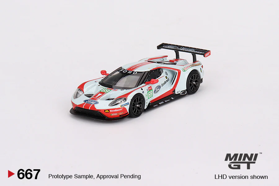 MINI GT 1/64 Ford GT LMGTE PRO 2019 24 Hrs of Le Mans Ford Chip Ganassi Team 4 Cars Set MGTS0010 - Image 5