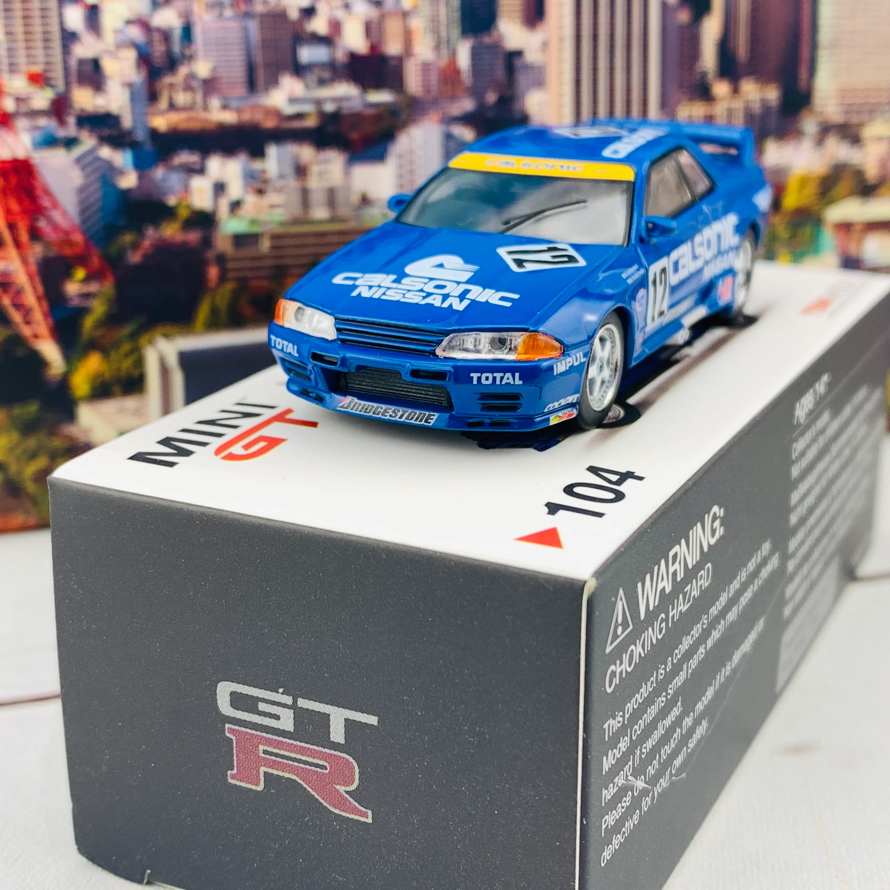 MINI GT 1/64 Nissan Skyline GT-R R32 Gr. A #12  Calsonic 1993 Japan Touringcar Championship RHD MGT00104-R - Image 3