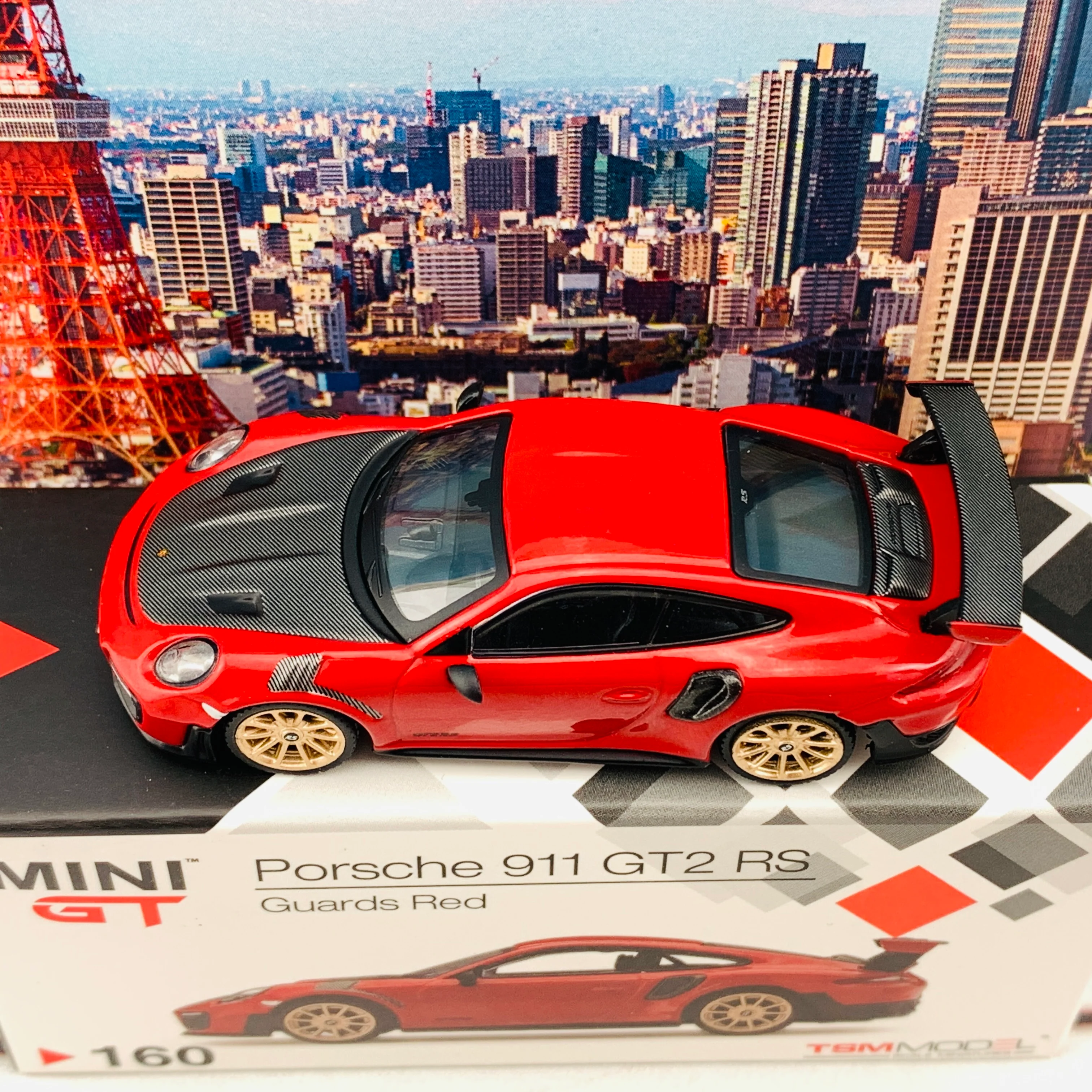 MINI GT 1/64 Porsche 911 GT2 RS Guards Red LHD Taiwan Exclusive MGT00160-L - Image 4