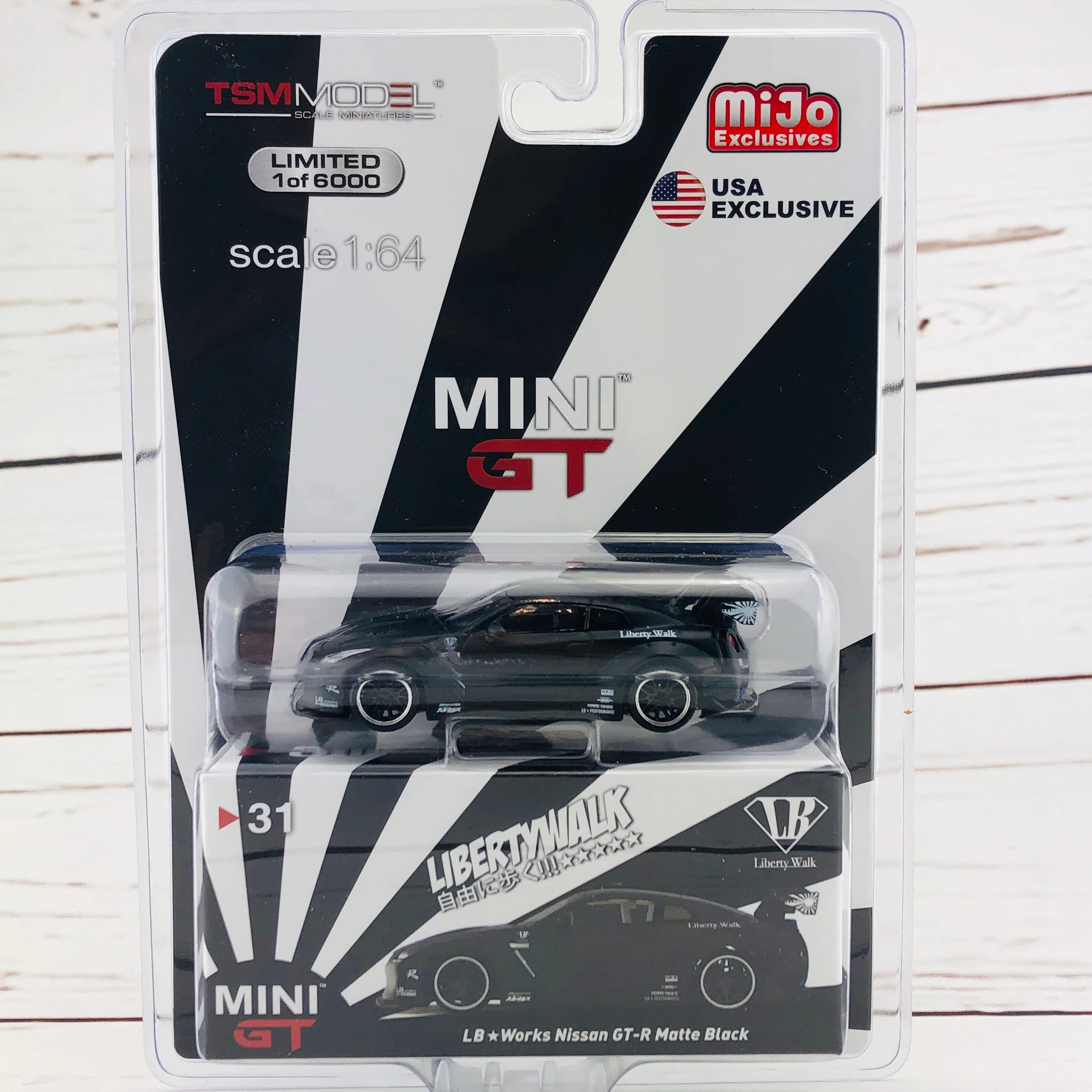 MINI GT LIBERTYWALK LB★WORKS Nissan GTR (R35) Matte Black LHD (USA Exclusive) MGT00031-MJ - Image 6