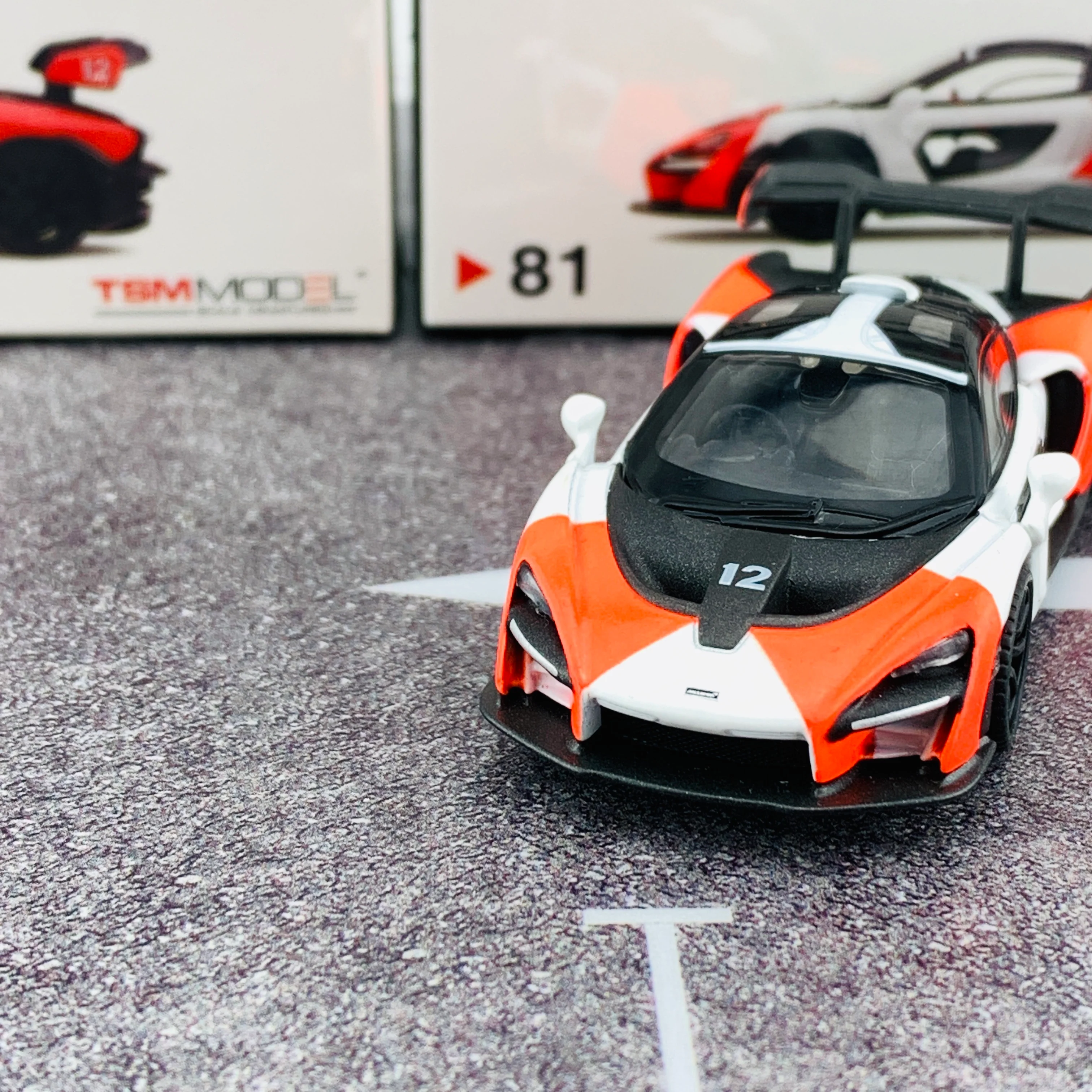 MINI GT McLaren Senna Orange/Red RHD MGT00081-R - Image 3