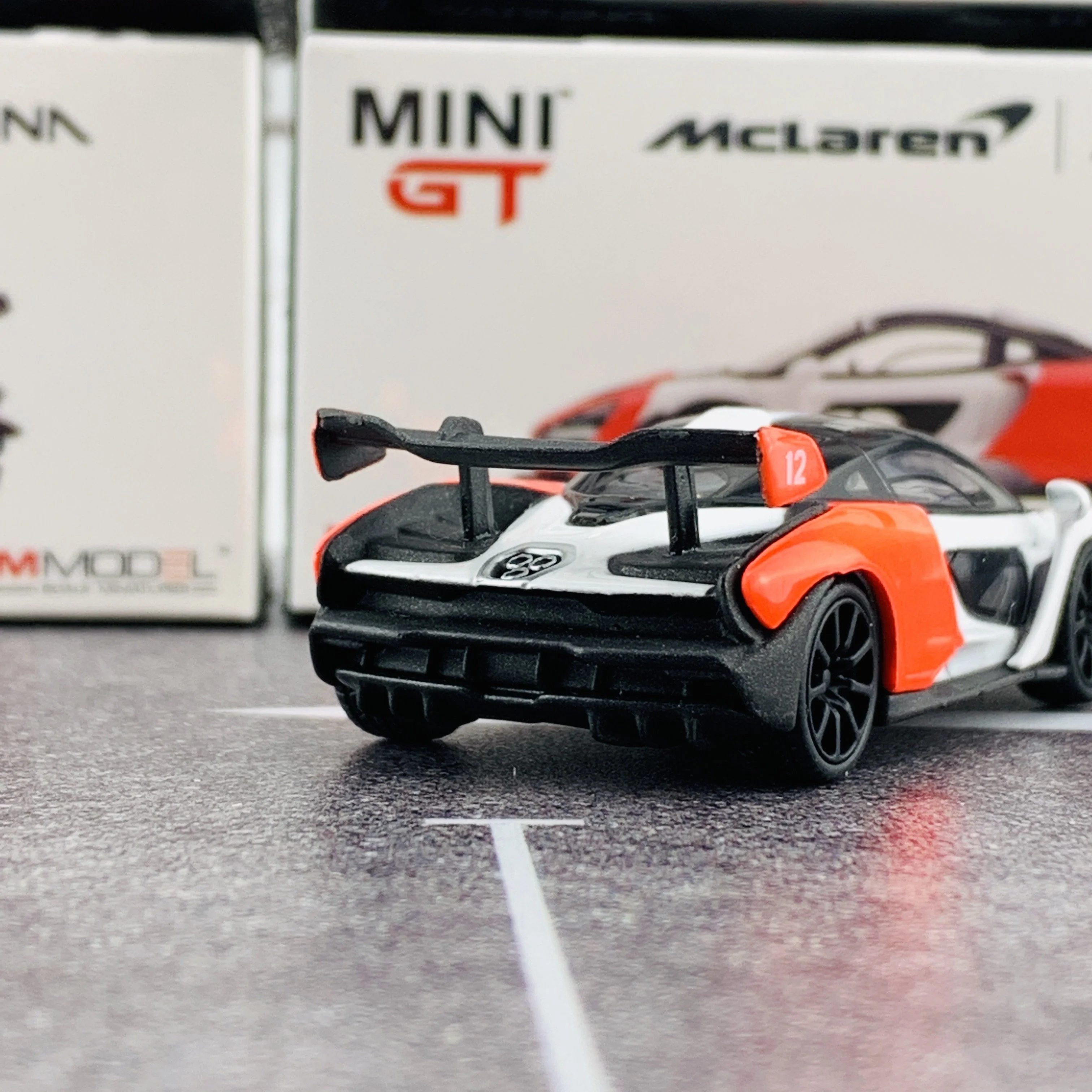 MINI GT McLaren Senna Orange/Red RHD MGT00081-R - Image 6