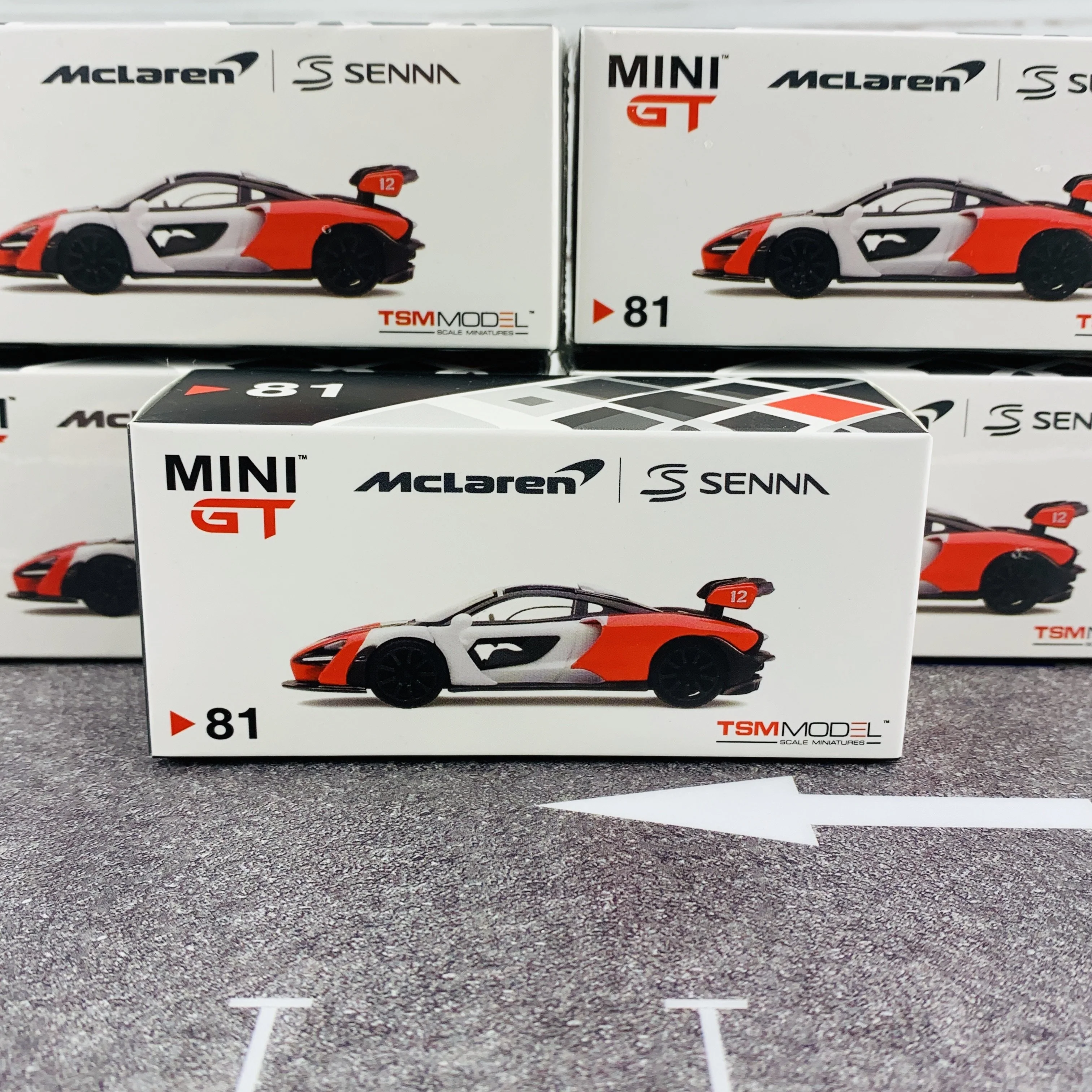 MINI GT McLaren Senna Orange/Red RHD MGT00081-R - Image 7