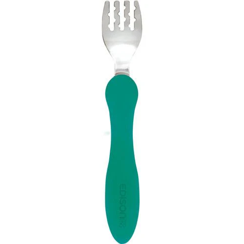 EDISON Mini Spoon and Fork Set - Mint & Lime - Image 3