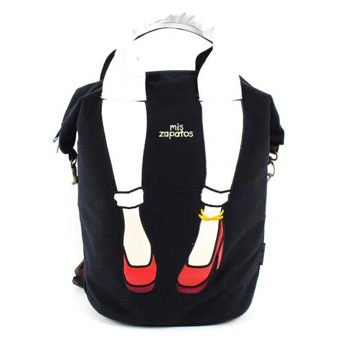 mis zapatos Skinny Pants 2-Way Backpack - Black - Image 2