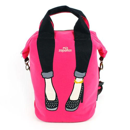mis zapatos Skinny Pants 2-Way Backpack - Pink - Image 2