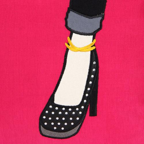 mis zapatos skinny pants tote - Pink - Image 2
