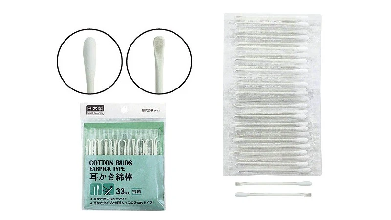 MITSUKI Cotton Buds Earpick Type 33 pcs No.7579 - Image 2