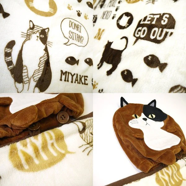 Miyake San Plush Toy Blanket FW-402-41 - Image 5