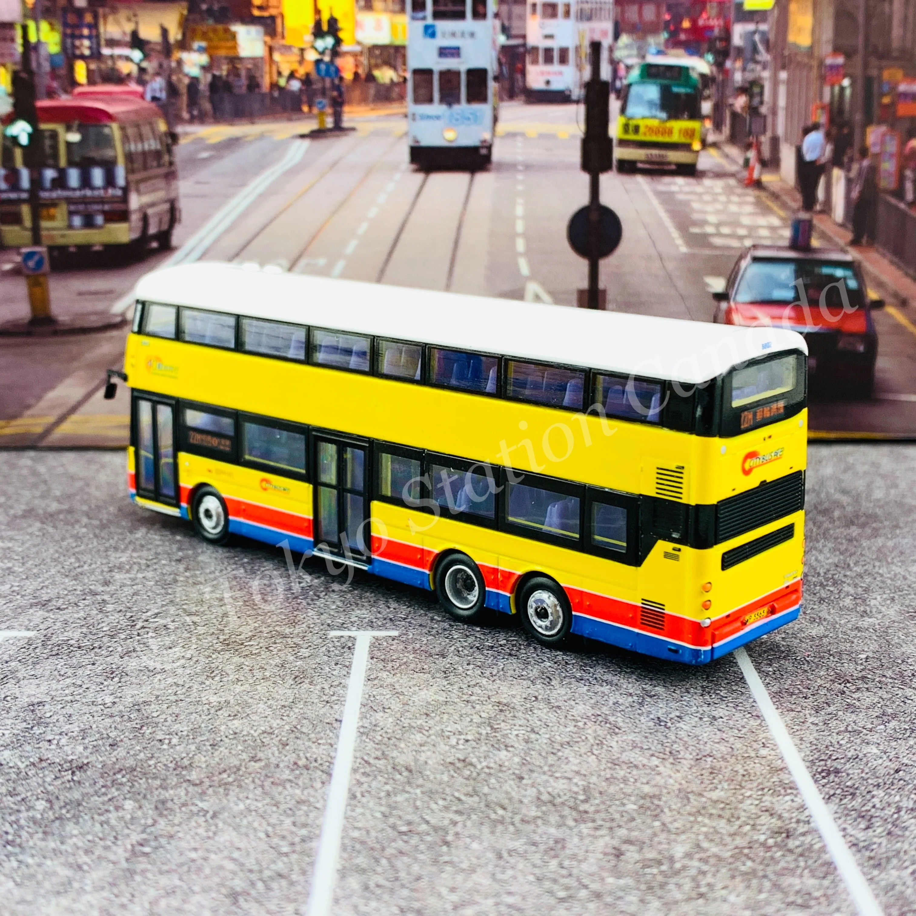 Model 1 1/120 城巴 CITYBUS Volvo B8L 8802 WP5565 @ Cruise Terminal 郵輪碼頭 22M #S33303 - Image 4