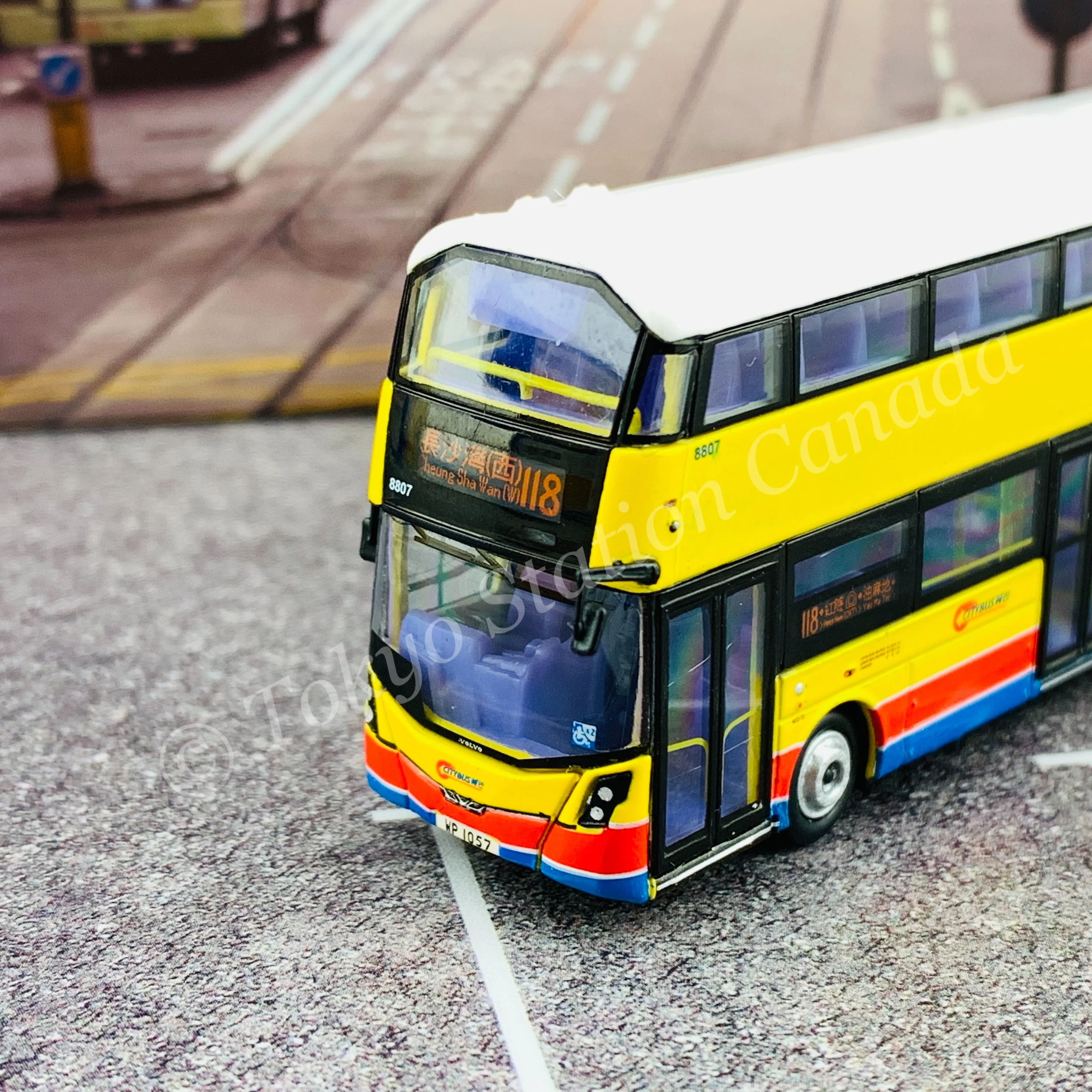 Model 1 1/120 城巴 CITYBUS Volvo B8L 8807 WP1057 @ Cheung Sha Wan (W) 長沙灣西 118 S33304 - Image 2