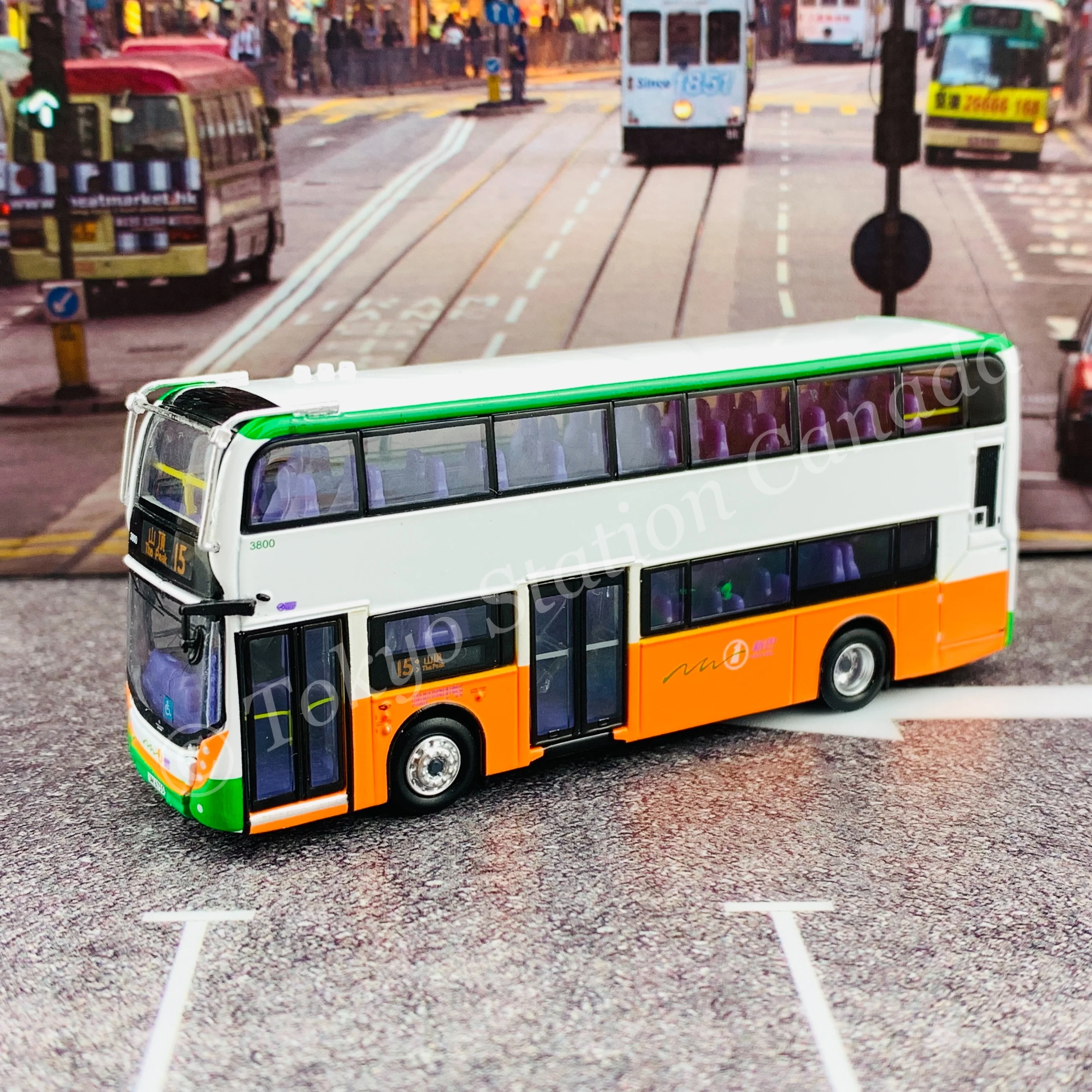 Model 1 1/120 新巴 First Bus ADL Enviro400 Facelift 3800 UM6755 @ The Peak 山頂 15 #S33633 - Image 3
