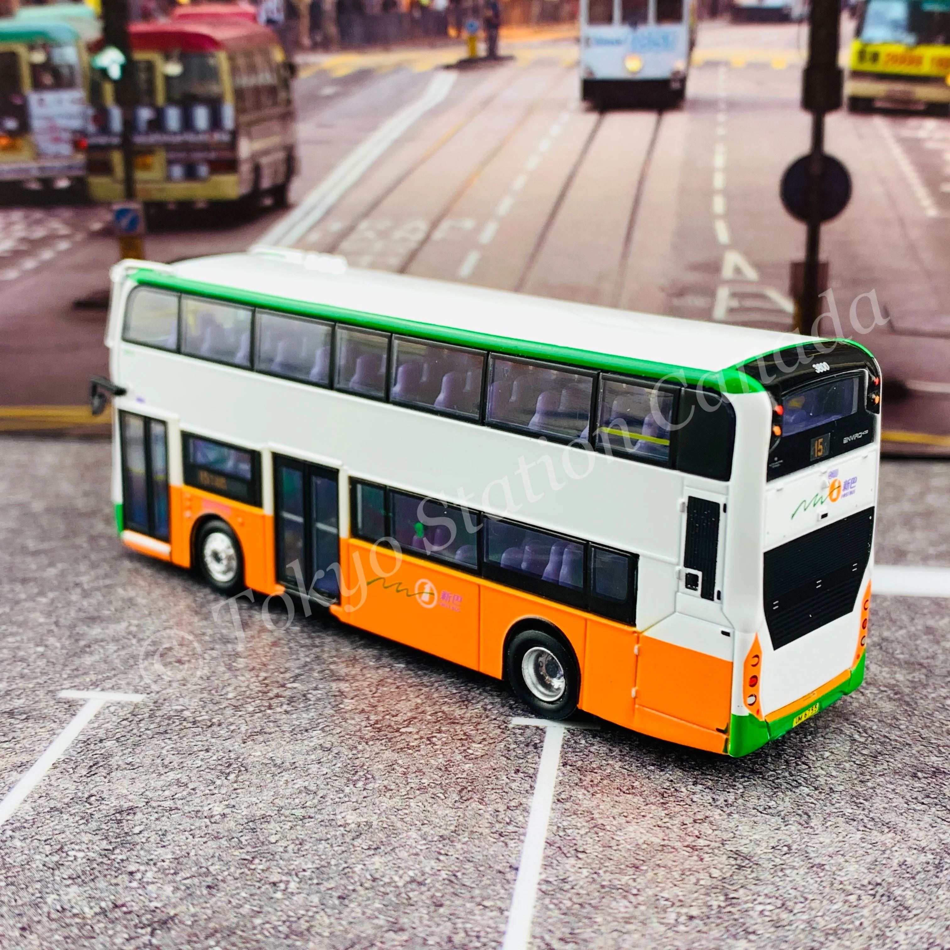 Model 1 1/120 新巴 First Bus ADL Enviro400 Facelift 3800 UM6755 @ The Peak 山頂 15 #S33633 - Image 6