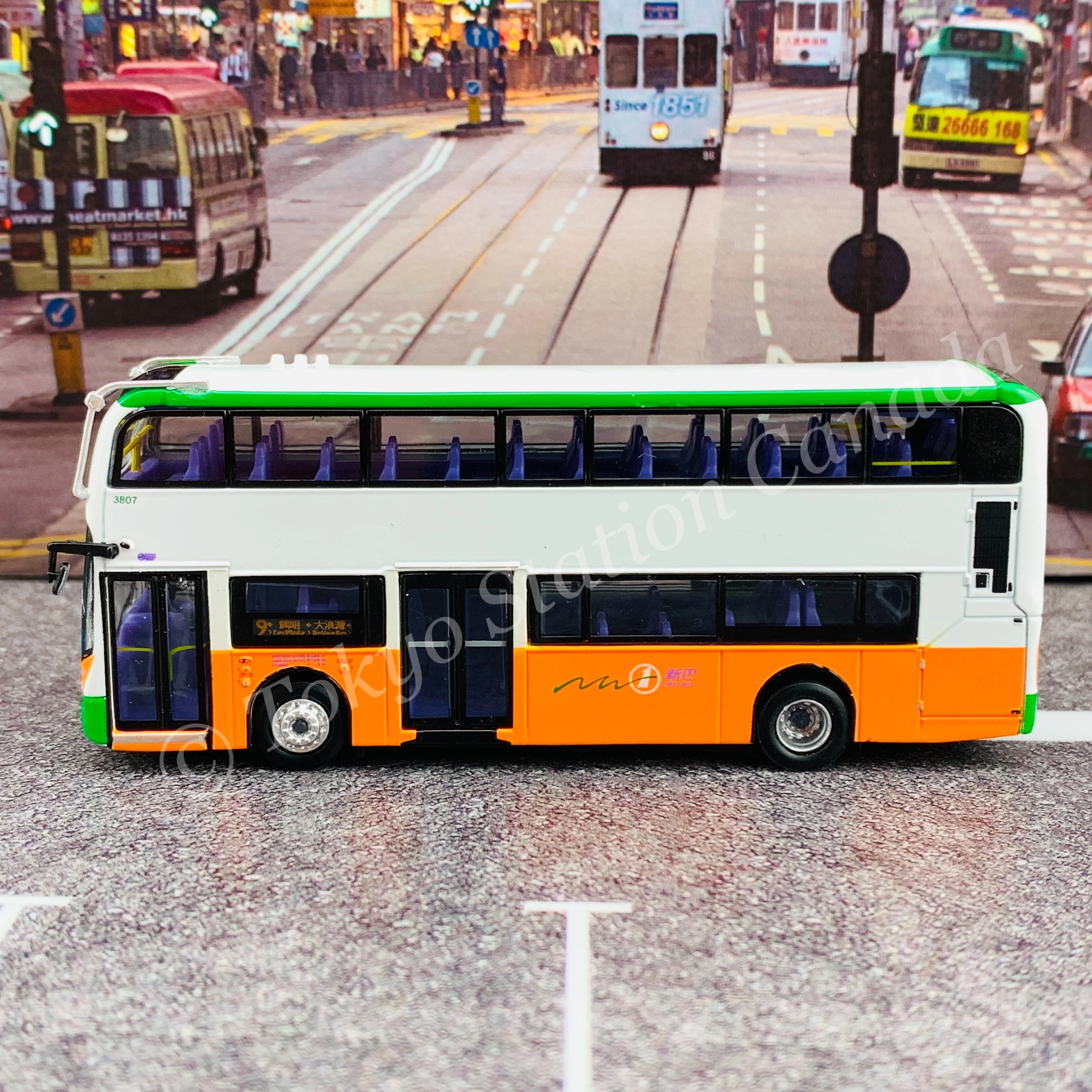 Model 1 1/120 新巴 First Bus ADL Enviro400 Facelift 3807 UN2063 @ Cape D'Aguilar and Shek O 鶴咀及石澳 9 #S33634 - Image 5