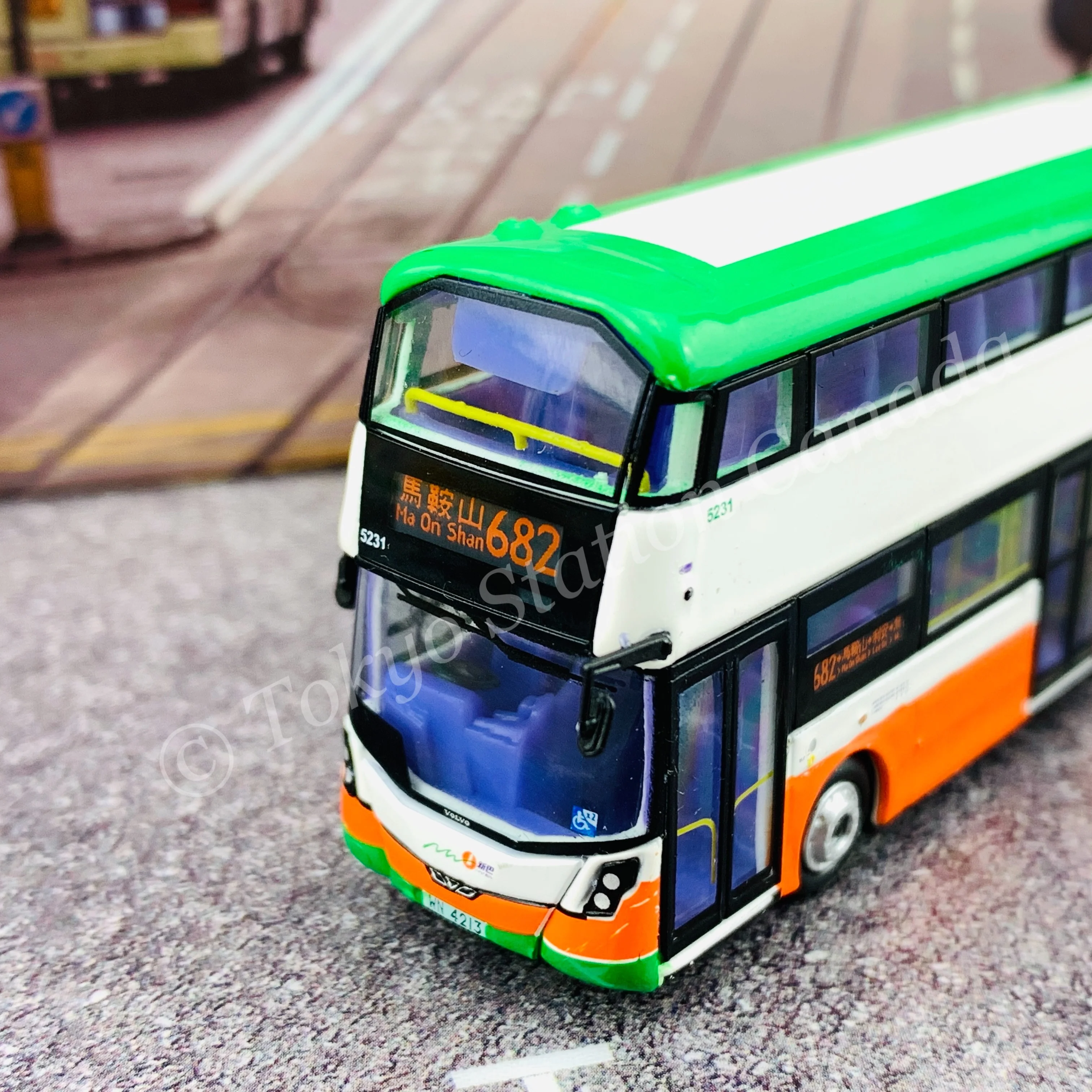 Model 1 1/120 新巴 First Bus Volvo B8L 5231 WN4213 @ Ma On Shan 馬鞍山 682 #S33301 - Image 2