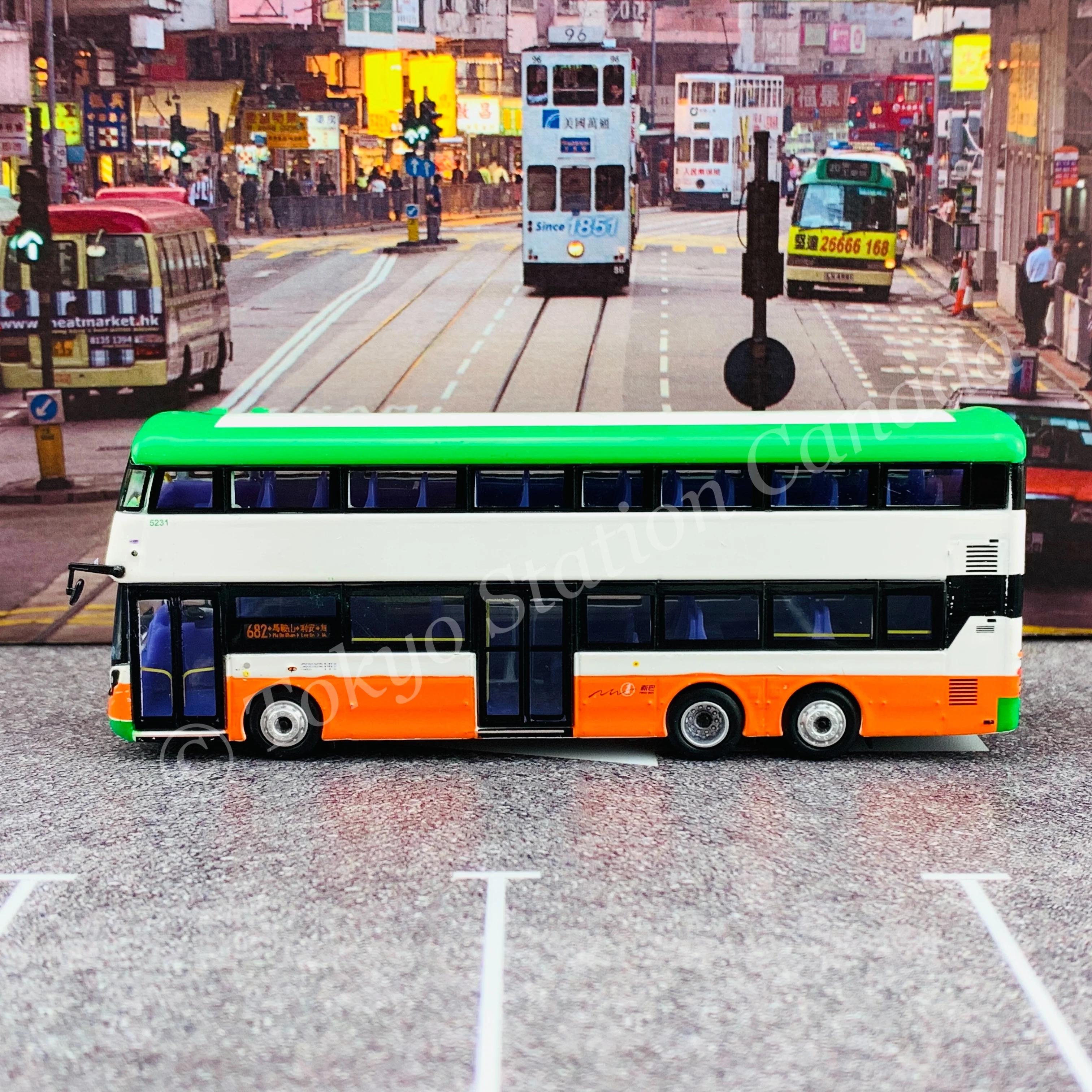 Model 1 1/120 新巴 First Bus Volvo B8L 5231 WN4213 @ Ma On Shan 馬鞍山 682 #S33301 - Image 3