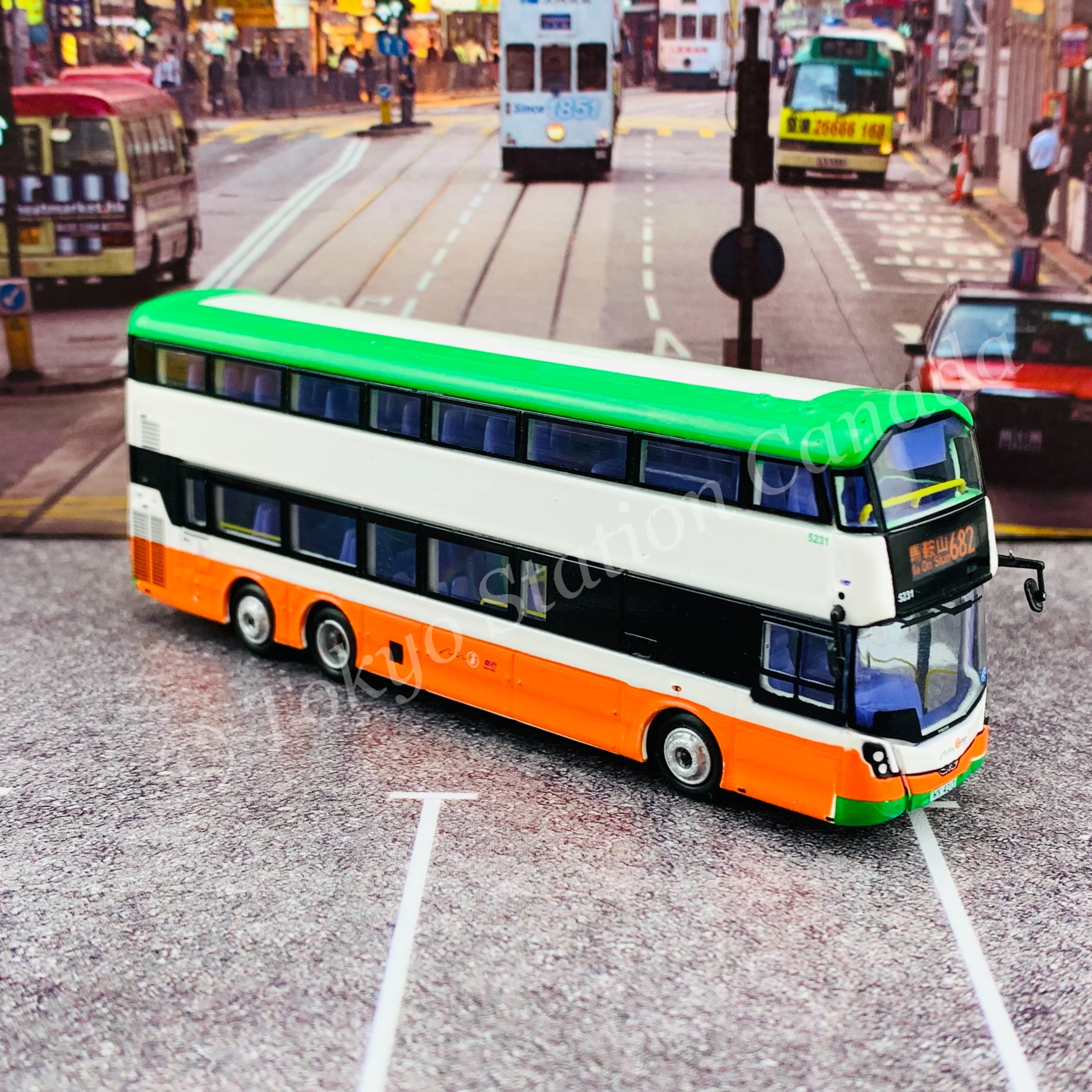Model 1 1/120 新巴 First Bus Volvo B8L 5231 WN4213 @ Ma On Shan 馬鞍山 682 #S33301 - Image 4