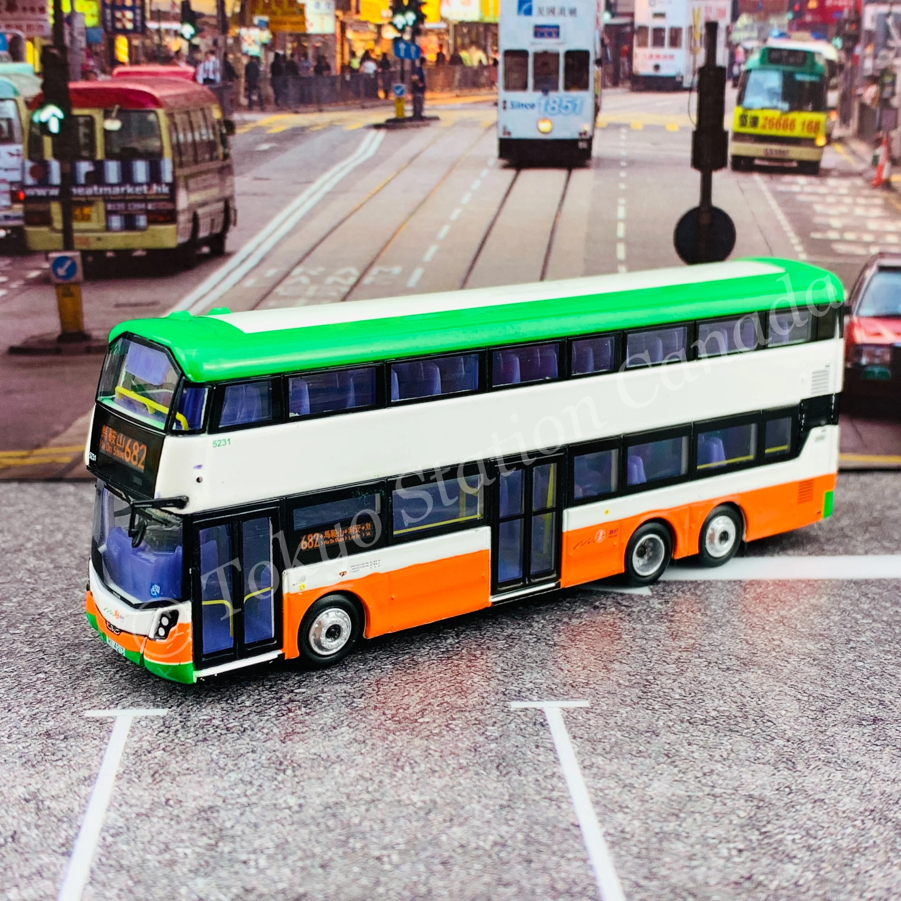Model 1 1/120 新巴 First Bus Volvo B8L 5231 WN4213 @ Ma On Shan 馬鞍山 682 #S33301 - Image 5
