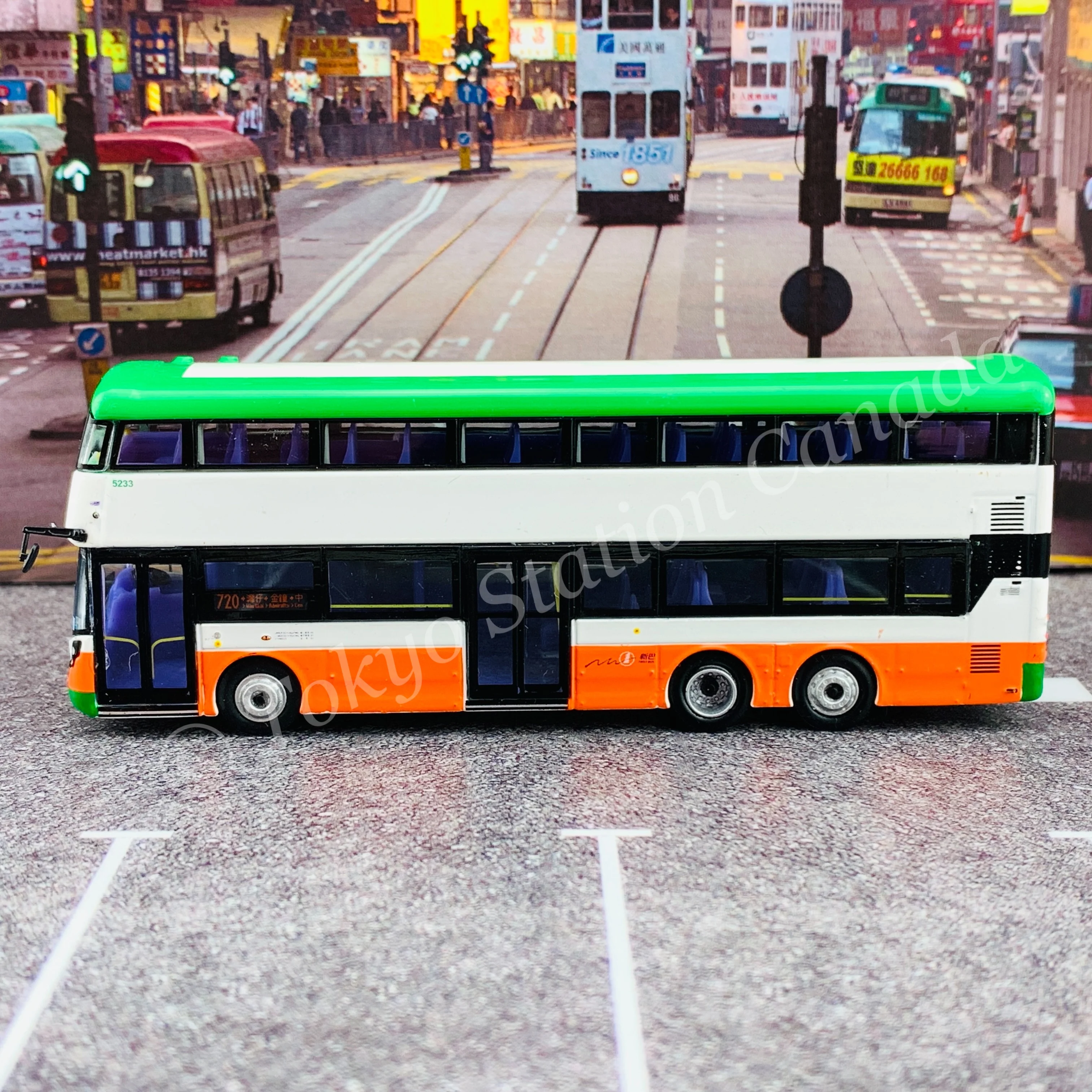 Model 1 1/120 新巴 First Bus Volvo B8L 5233 WU5736 @ Central 中環 720 #S33302 - Image 4