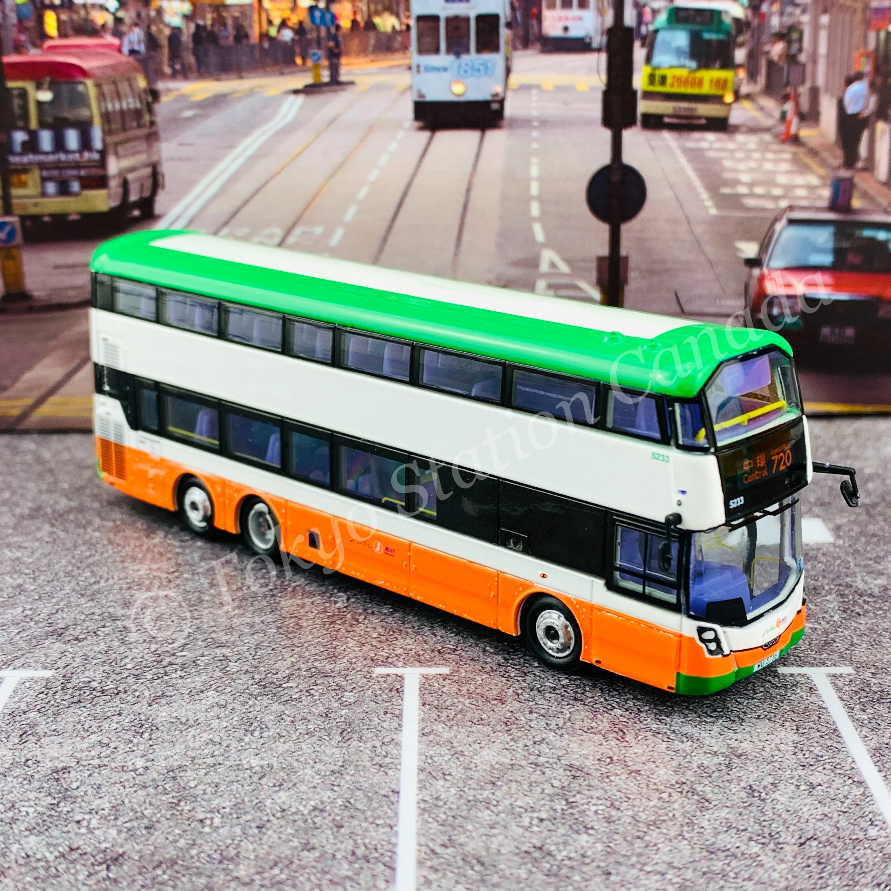 Model 1 1/120 新巴 First Bus Volvo B8L 5233 WU5736 @ Central 中環 720 #S33302 - Image 5