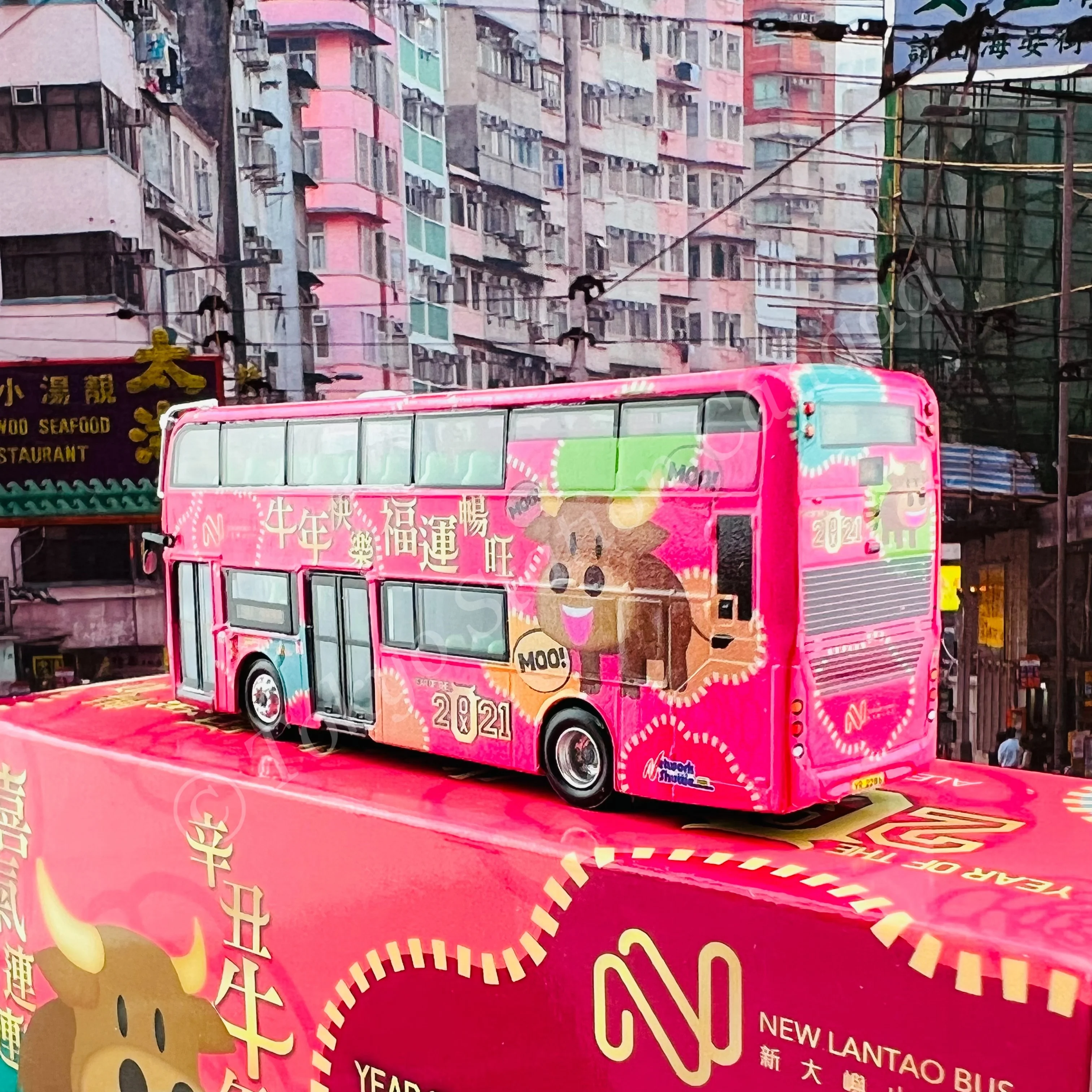 Model 1 1/120 New Lantou Bus ALEXANDER DENNIS ENVIRO400LH VR2286 3M S33635 - Image 3
