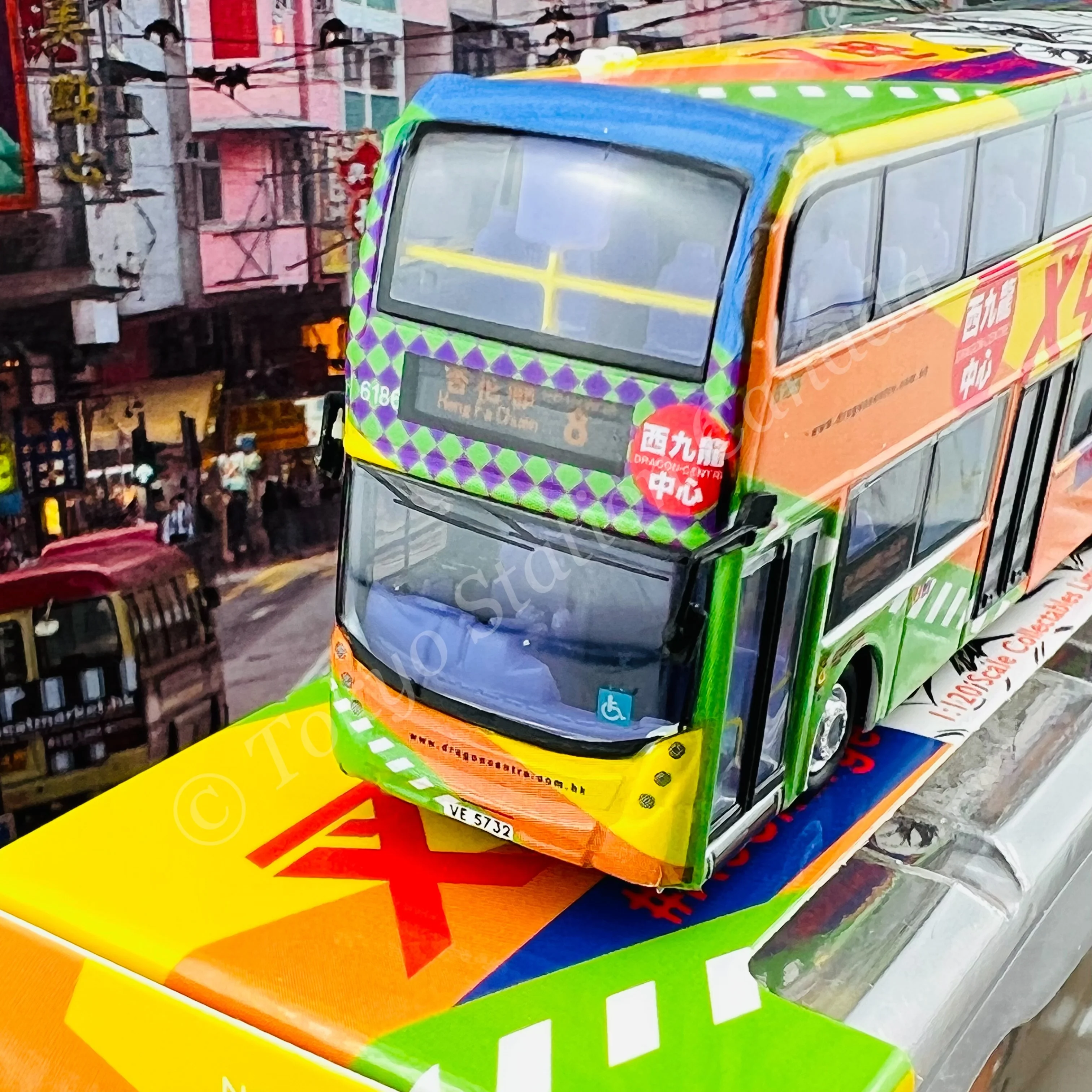 Model 1 1/120 NWFB ADL Enviro500MMC Facelift 12.8m (Dragon Centre 西九龍中心) ReCharge 杏花邨 8 Heng Fa Chuen - Image 2