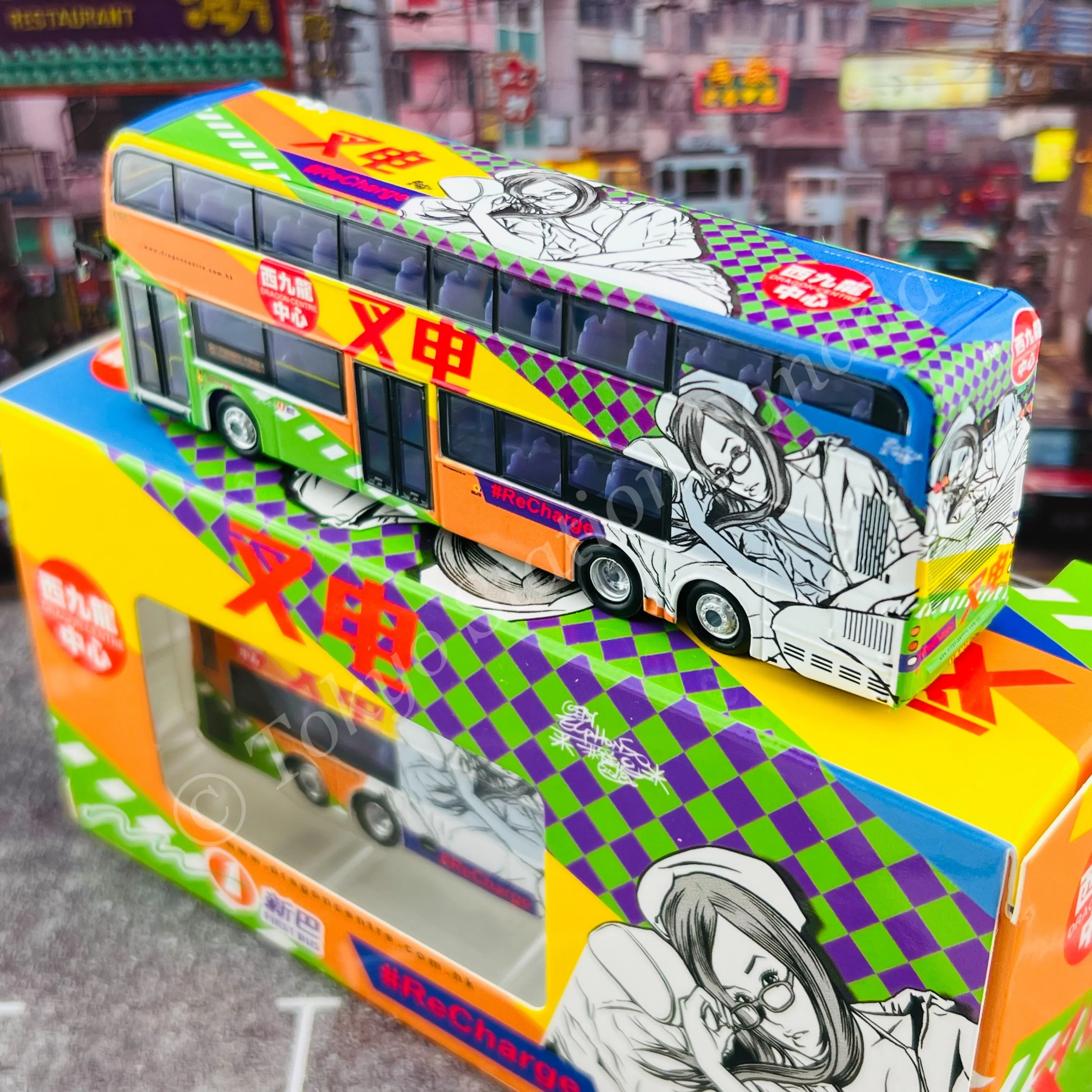 Model 1 1/120 NWFB ADL Enviro500MMC Facelift 12.8m (Dragon Centre 西九龍中心) ReCharge 杏花邨 8 Heng Fa Chuen - Image 5