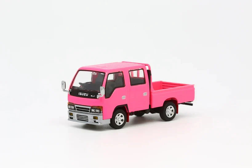 Model 1 1/64 Isuzu ELF Custom Version Pink RHD T66638 - Image 3