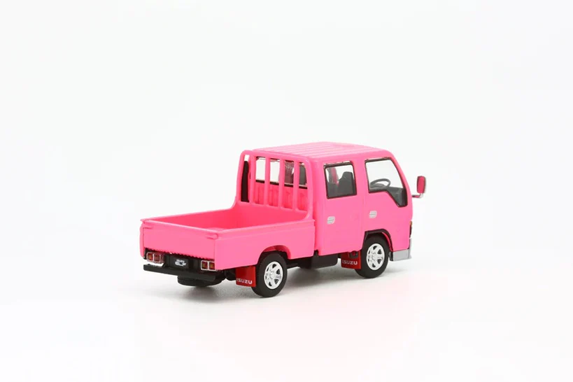 Model 1 1/64 Isuzu ELF Custom Version Pink RHD T66638 - Image 4