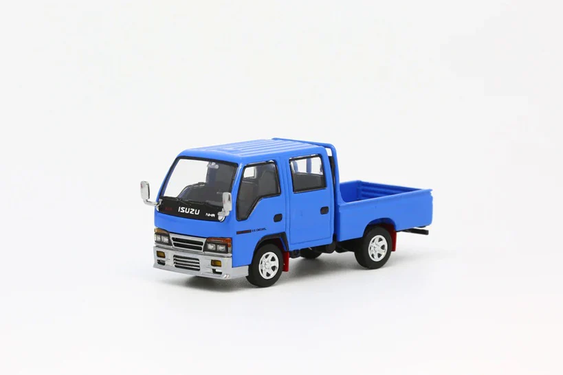 Model 1 1/64 Isuzu ELF NHR Custom Version Blue LHD T66641 - Image 3