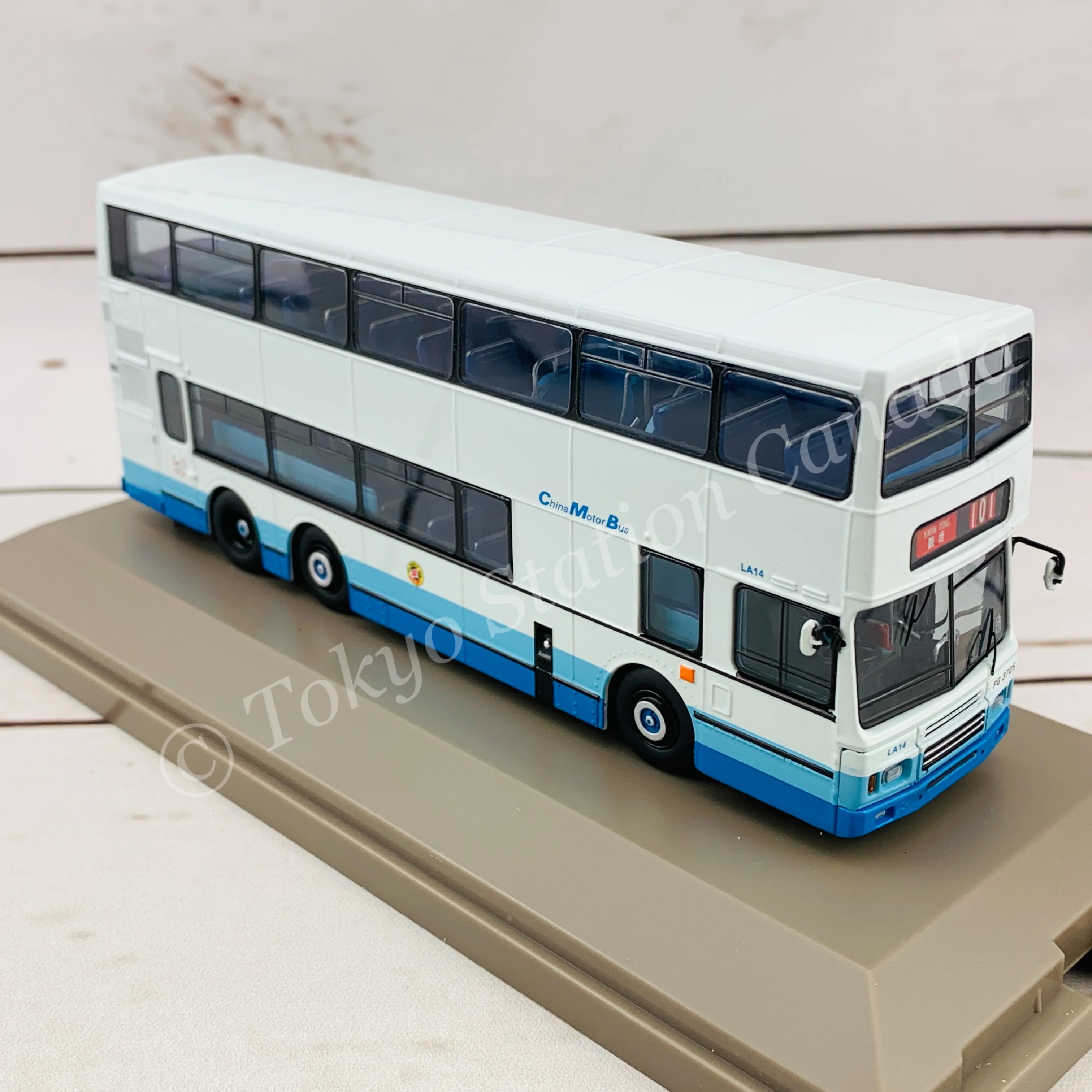 Model 1 1/76 CMB Leyland Olympian 中巴利蘭奧林比安 11.3m LA14 FG3725 @ KWUN TONG 觀塘 101 #63516 - Image 6