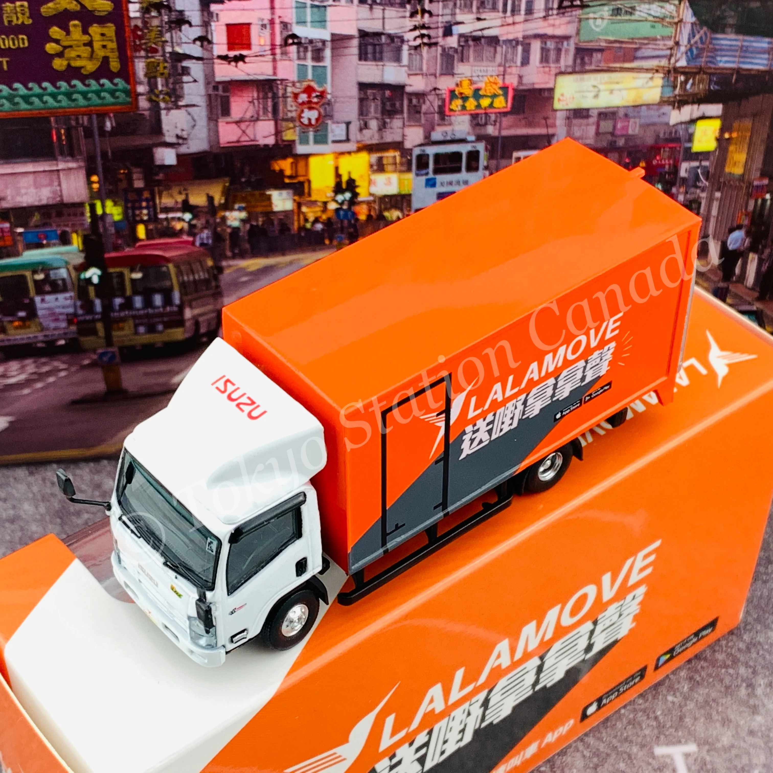 Model 1 1/76 ISUZU N-SERIES LALAMOVE 送嘢拿拿聲 T33607 - Image 4