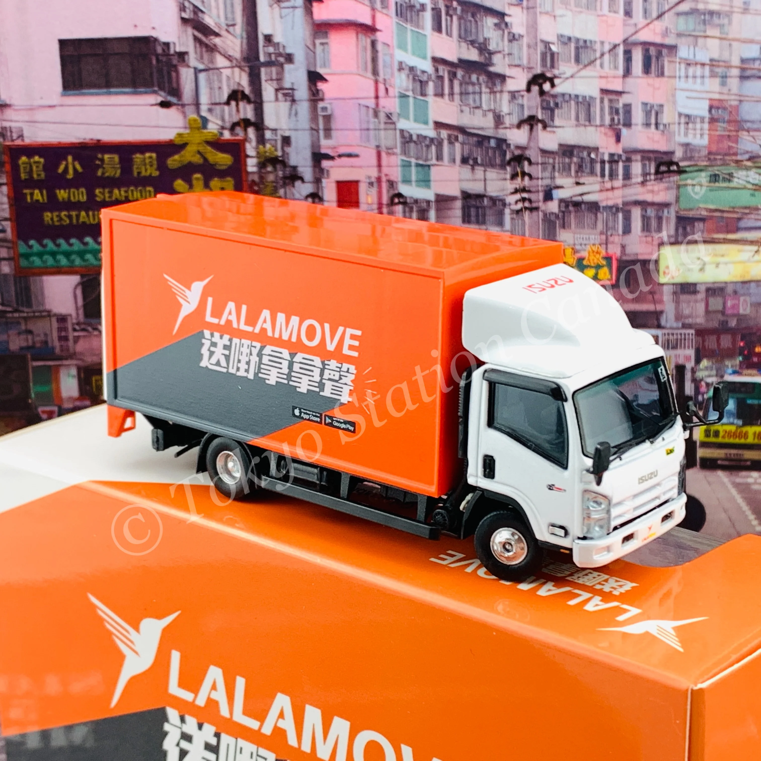 Model 1 1/76 ISUZU N-SERIES LALAMOVE 送嘢拿拿聲 T33607 - Image 7