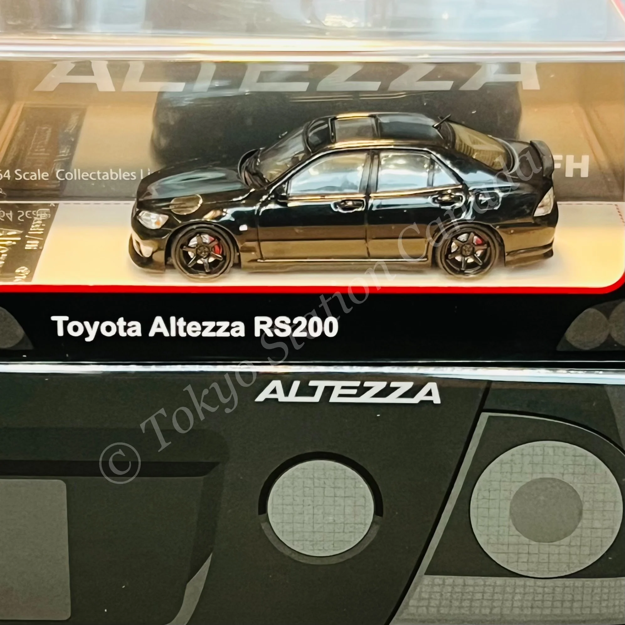 MODEL 1 1/64 Toyota Altezza RS200 Black C33621 - Image 2