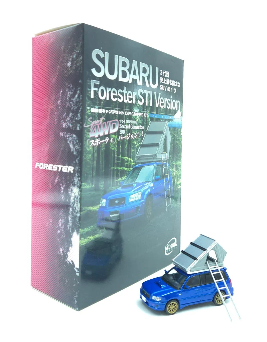MODELMODEL 1/64 Subaru Forester STI Version Special Edition Blue MM64-SG9-Special Edition - Image 2