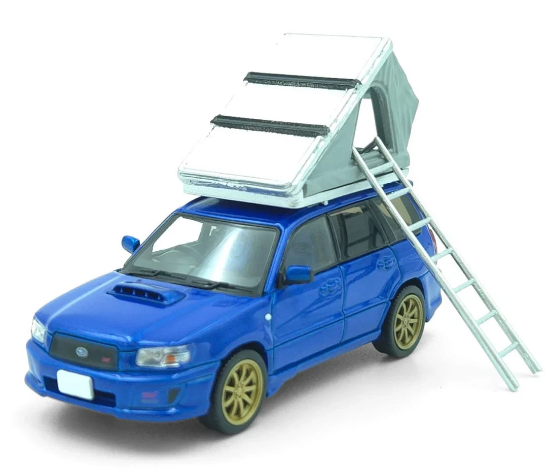 MODELMODEL 1/64 Subaru Forester STI Version Special Edition Blue MM64-SG9-Special Edition - Image 4