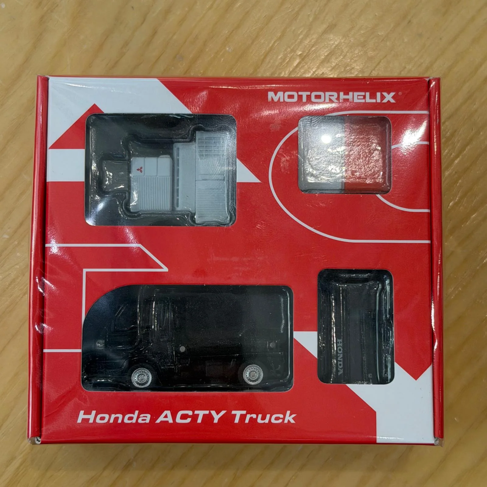 MOTORHELIX 1/64 Honda Acty Truck Customized Black - Limited 600 pcs Worldwide - M65605 - Image 4