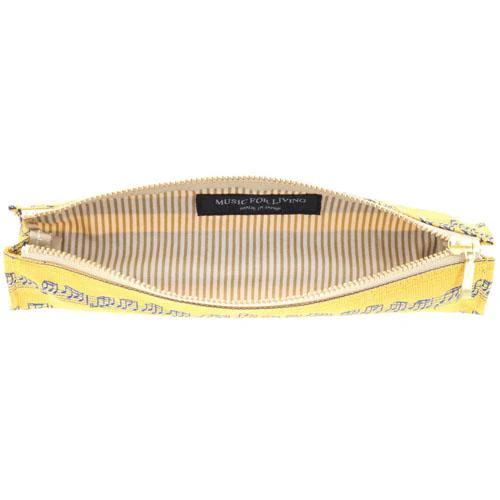Music Score Pencil Case - Gold - Image 2