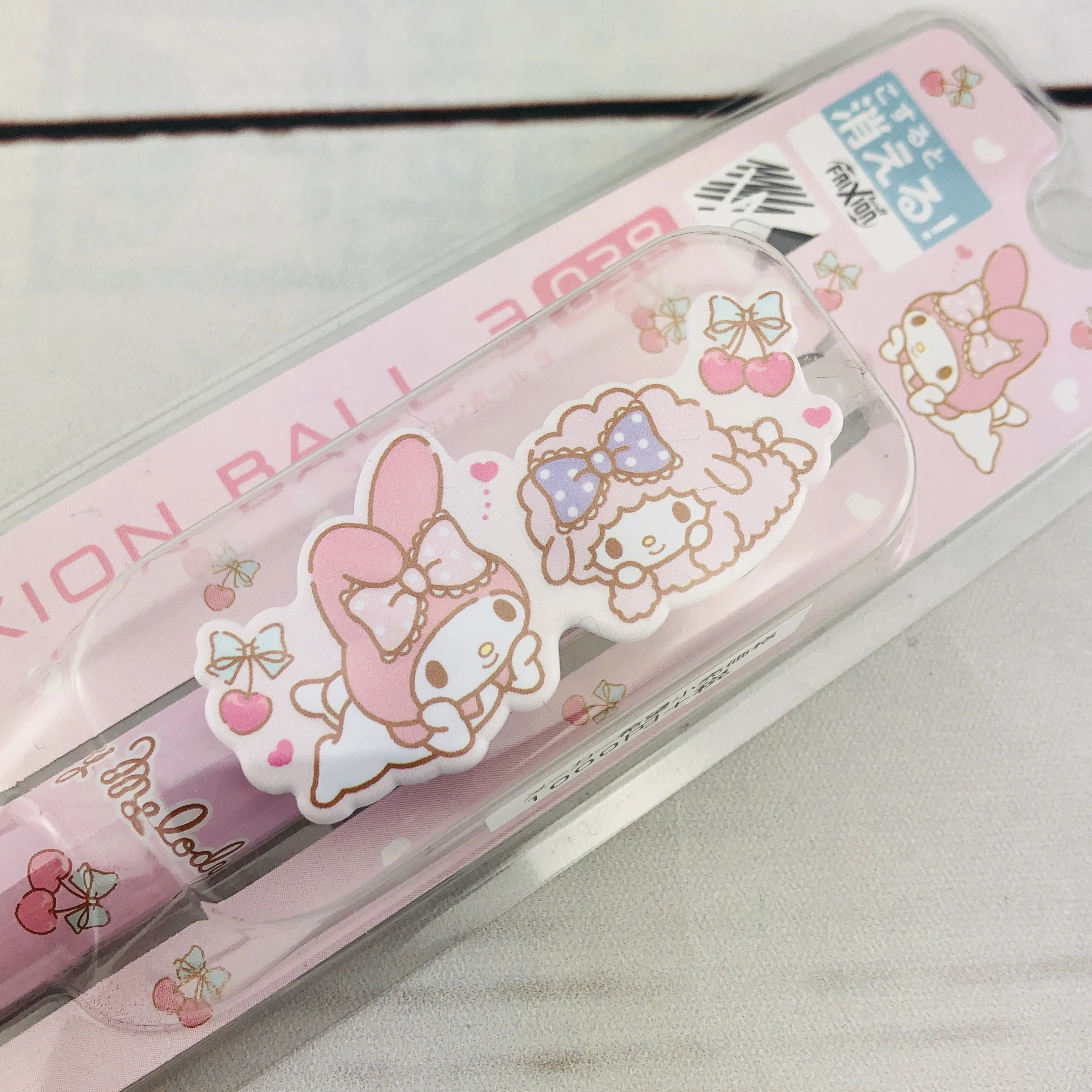 My Melody Frixion Ball Pen 0.38mm (3 Colors) D861 Made in Japan - Image 3