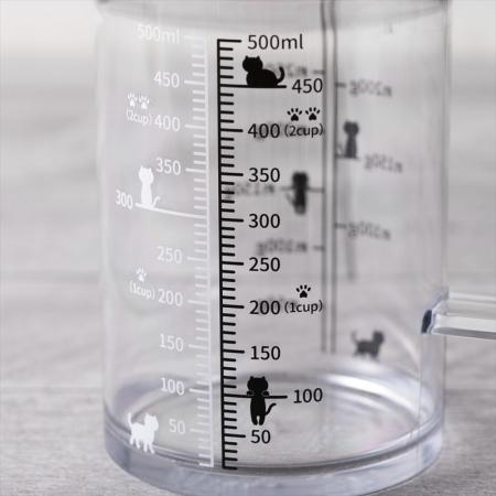 Nyammy Cat Series by KAI - 500ml Measuring Cup - Image 6
