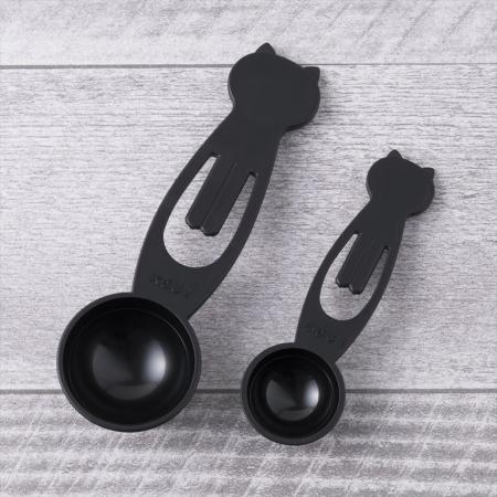 Nyammy Cat Series by KAI - Measuring Spoons Set DH-2727 Made in Japan - Image 3